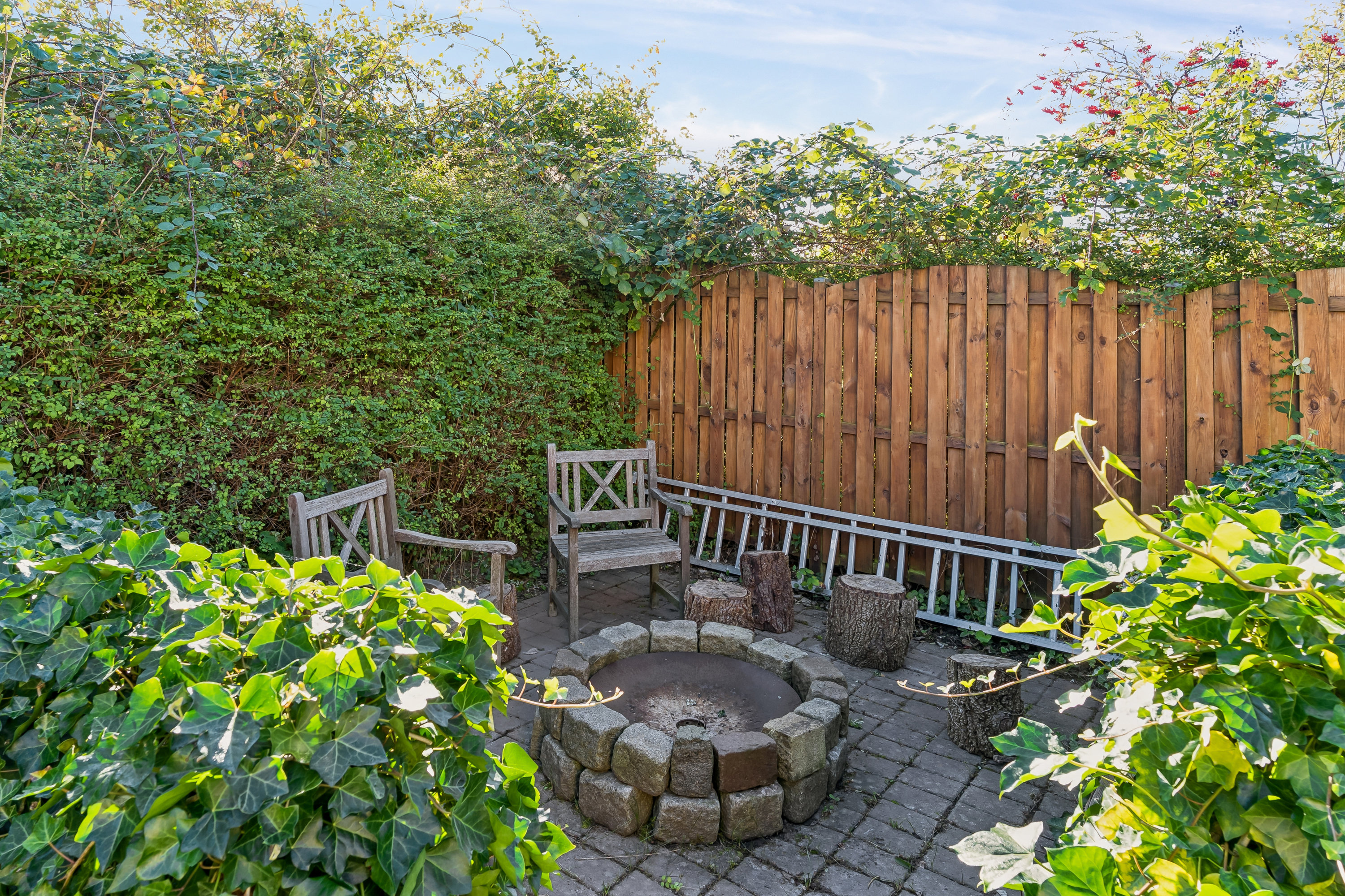 Fremhævet terrasse billede i fuldskærmstilstand. Billede af Kornmarken 31, 2880 Bagsværd