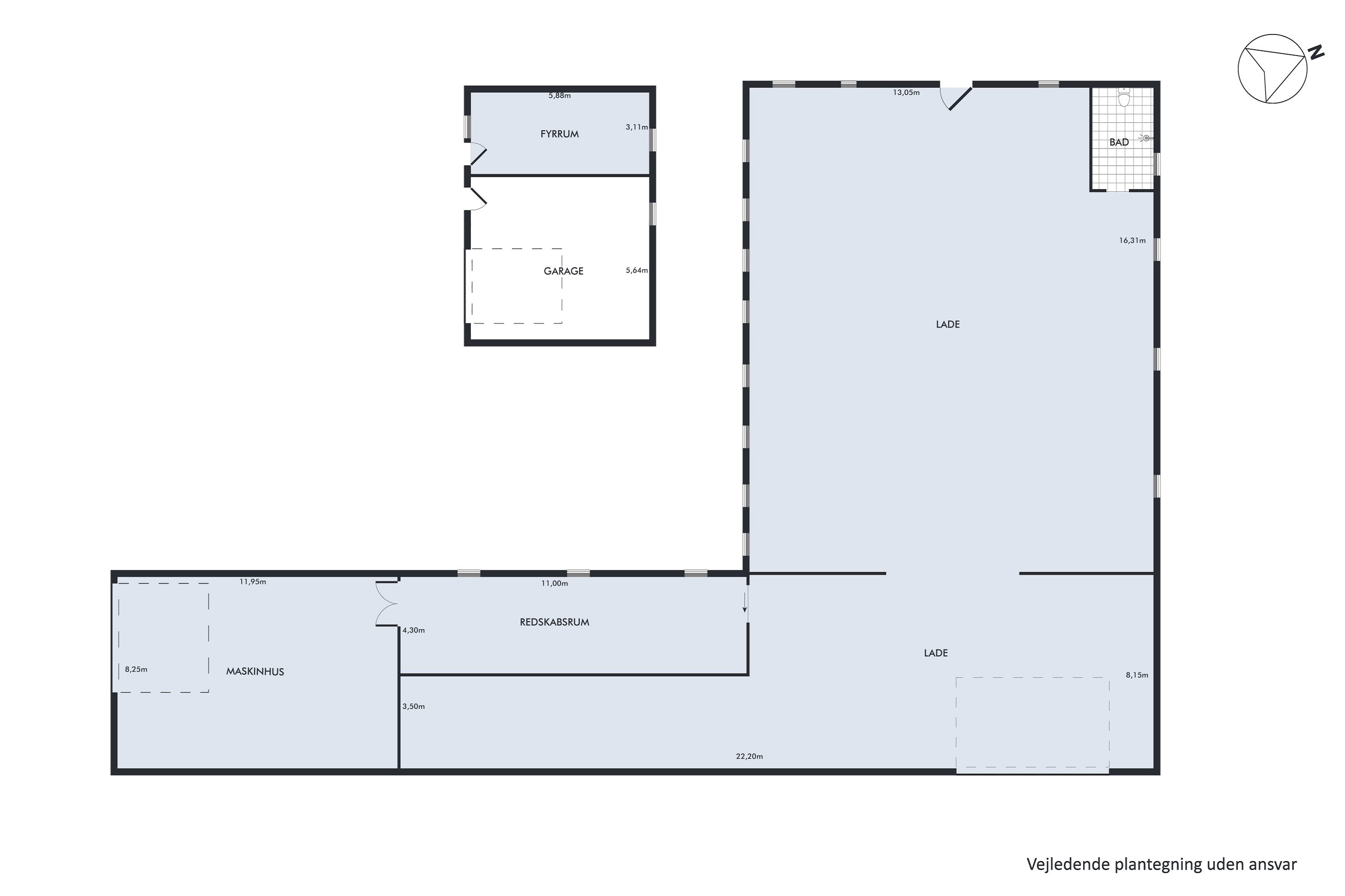 Plantegninger billede af Tranekærvej 25, Kaas, 9490 Pandrup