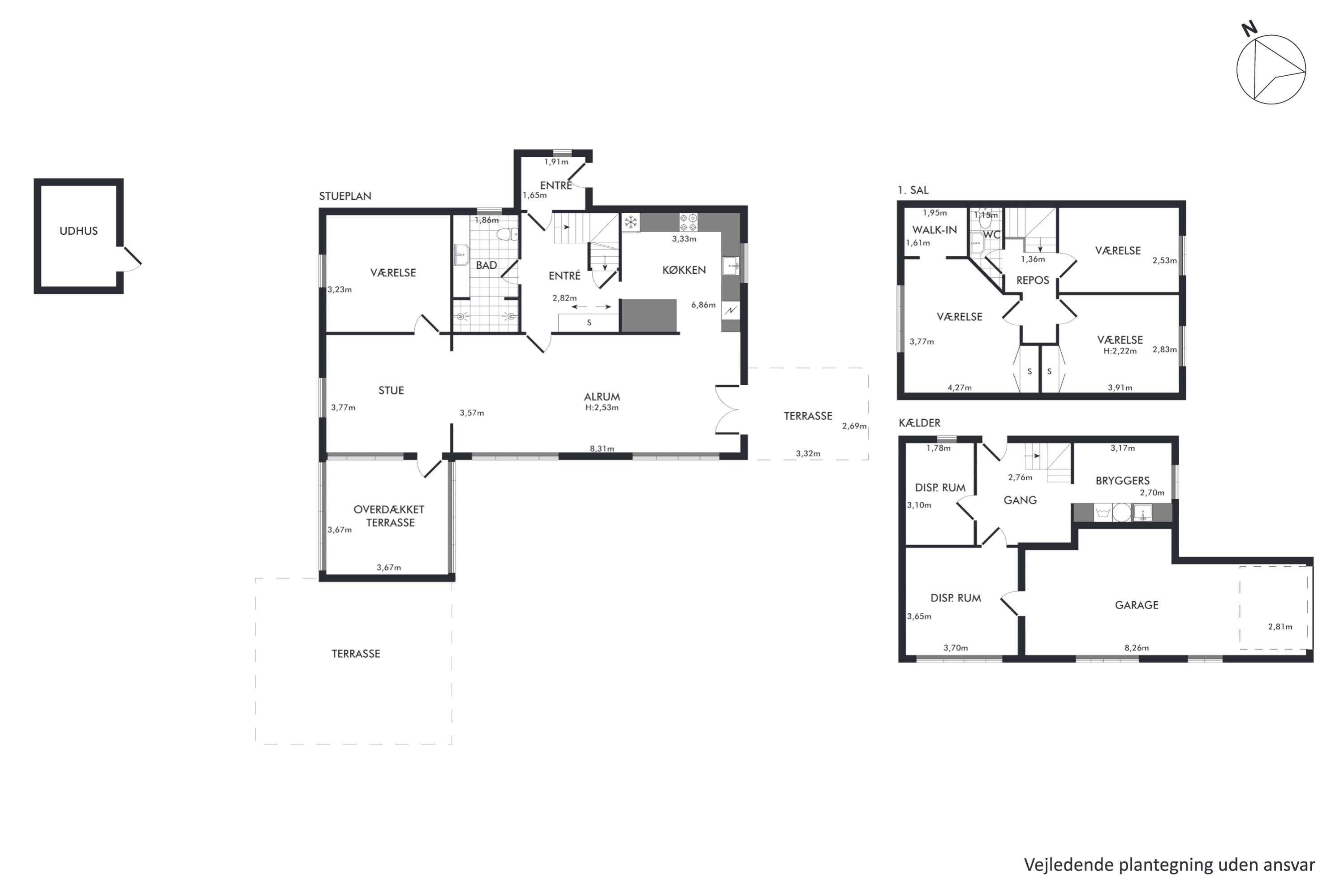 Plantegninger billede af Vibevej 10, 8800 Viborg