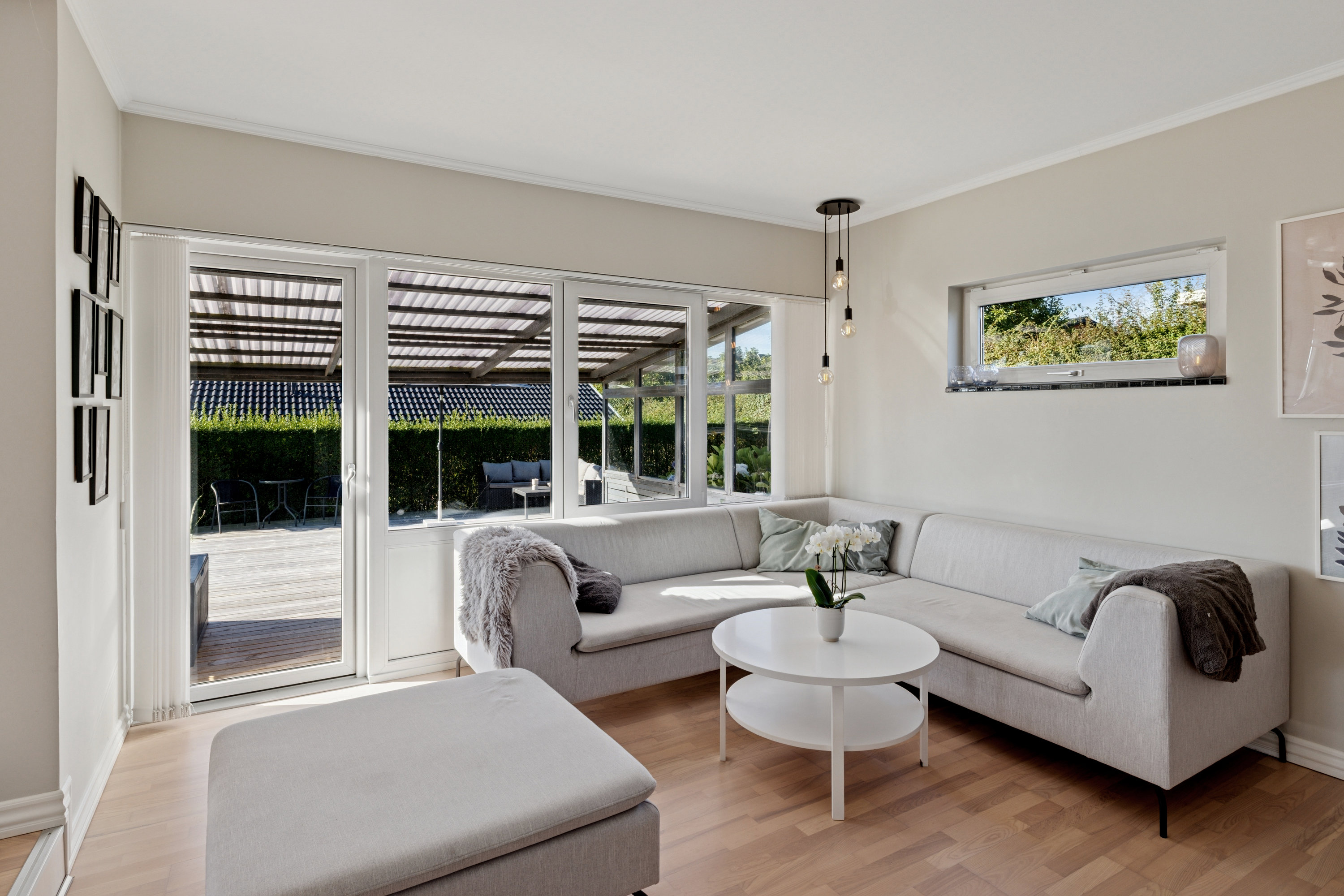 Fremhævet stue billede i fuldskærmstilstand. Billede af Vibevej 10, 8800 Viborg