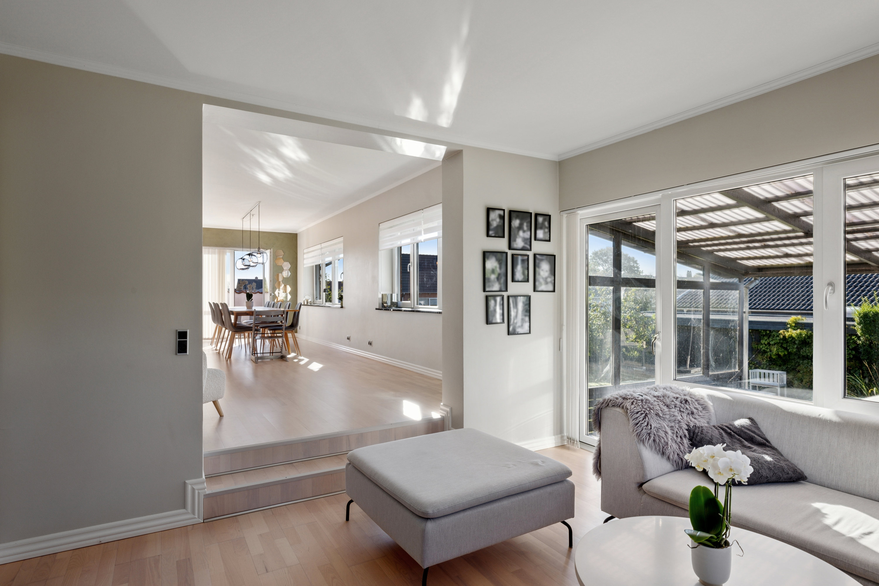 Fremhævet stue billede i fuldskærmstilstand. Billede af Vibevej 10, 8800 Viborg