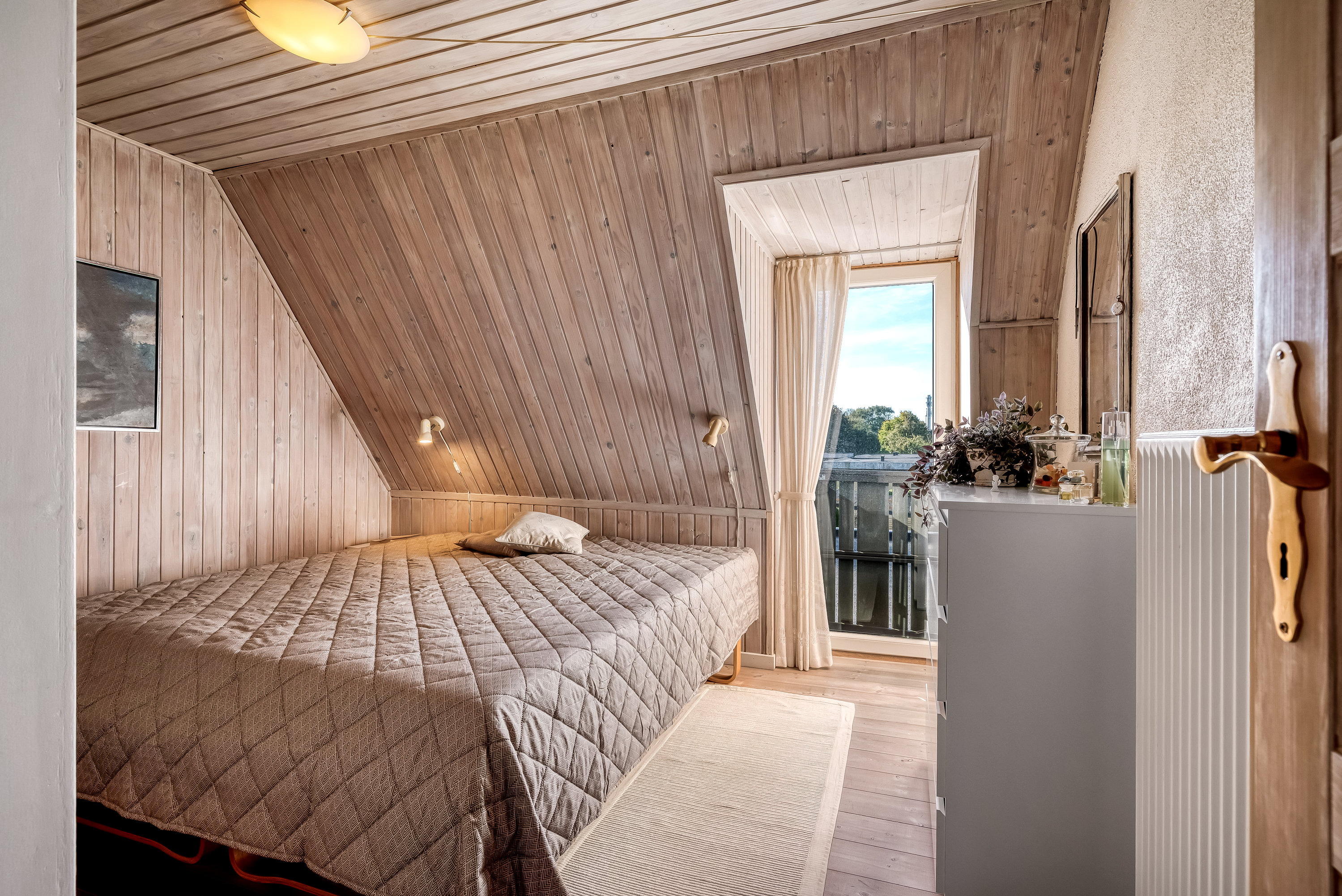 Fremhævet soveværelse billede i fuldskærmstilstand. Billede af Vikkevej 16, 7500 Holstebro