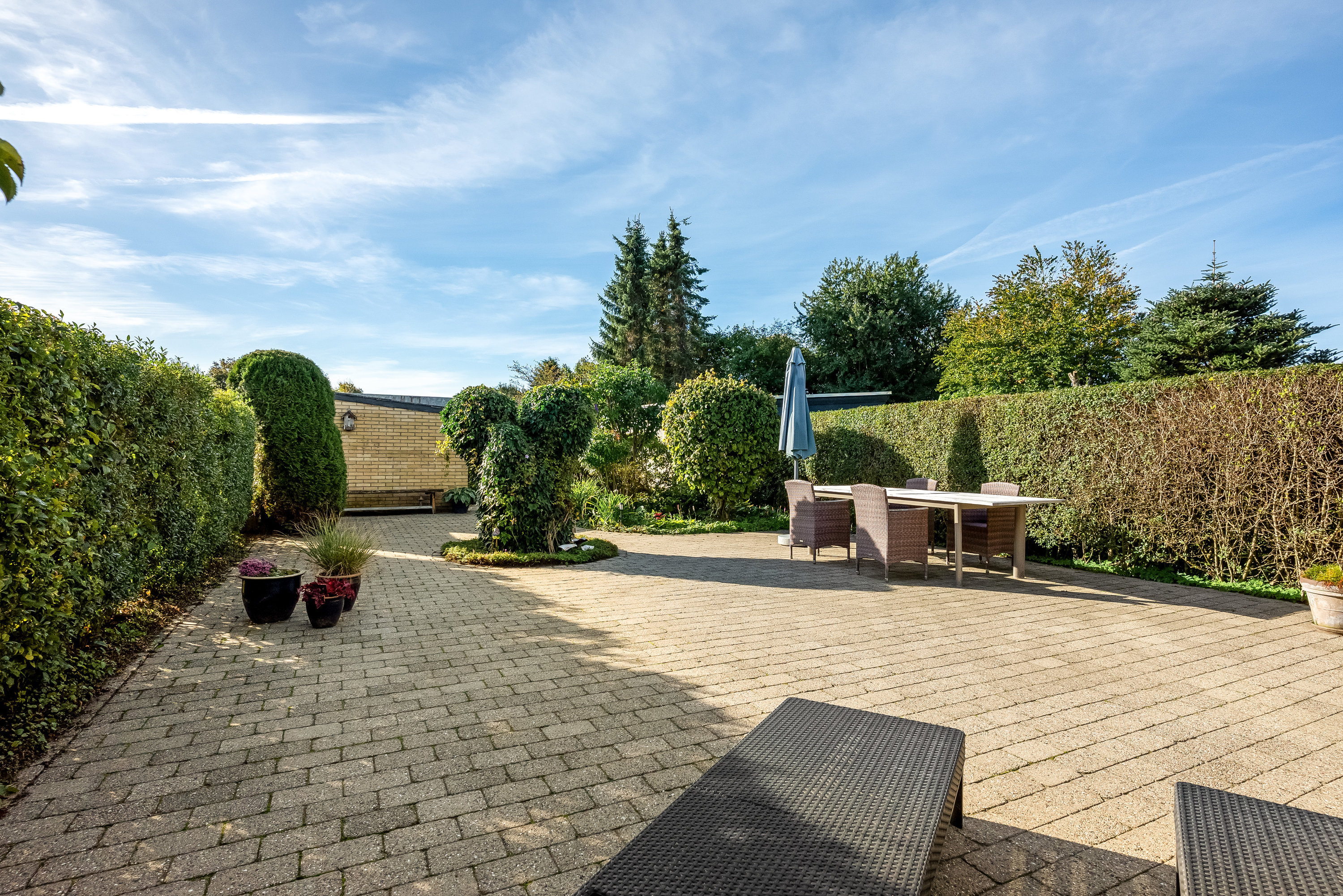 Fremhævet terrasse billede i fuldskærmstilstand. Billede af Vikkevej 16, 7500 Holstebro