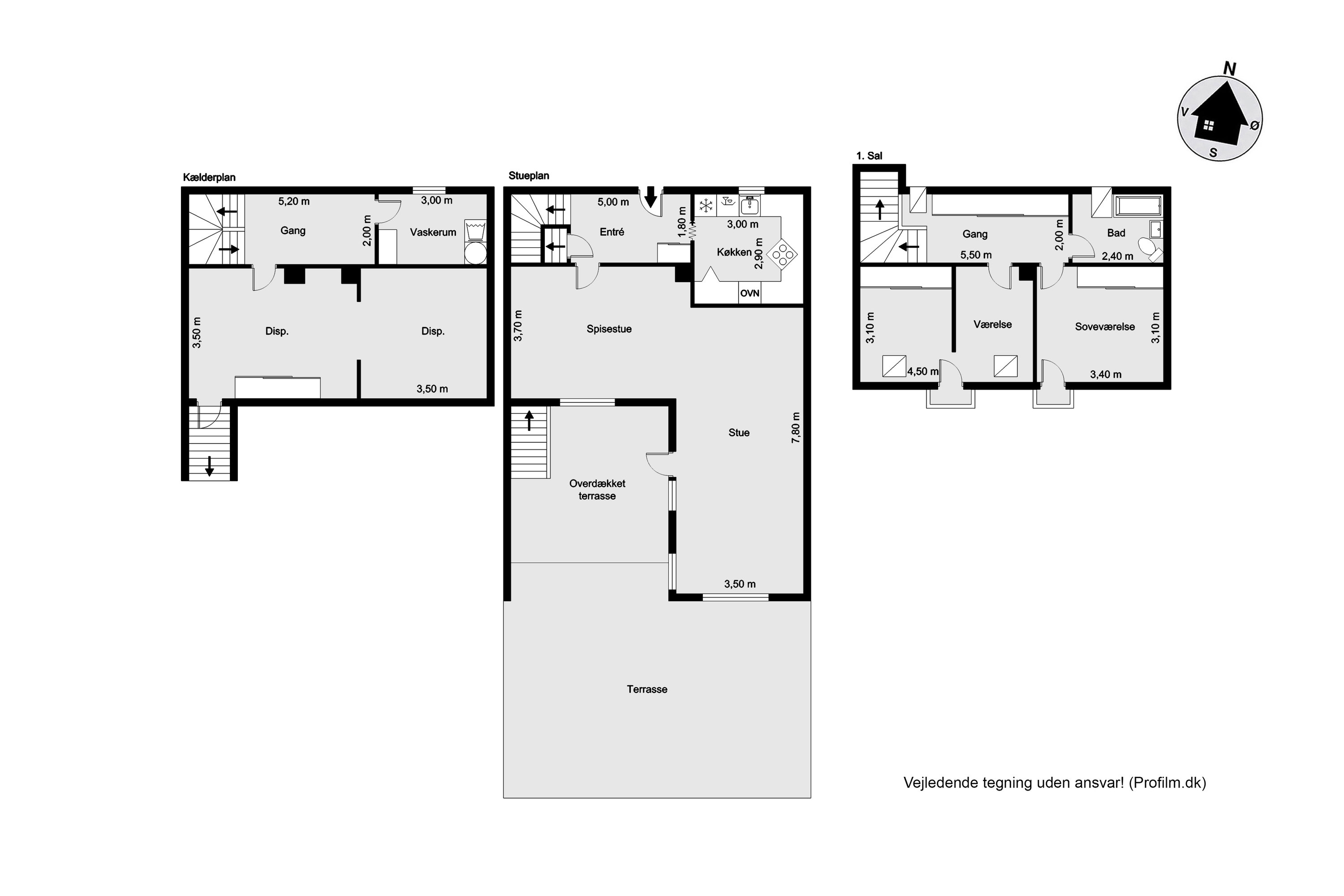 Plantegninger billede af Vikkevej 16, 7500 Holstebro