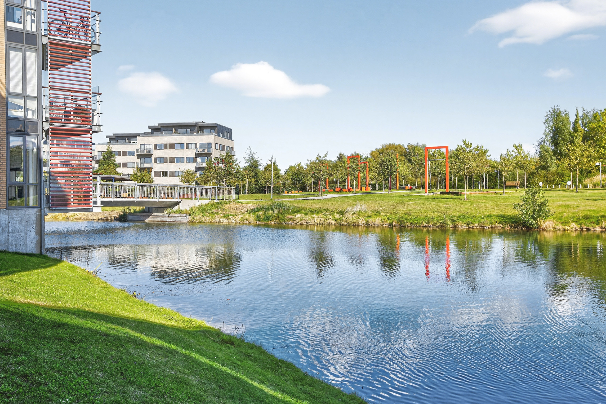 Fremhævet ude billede i fuldskærmstilstand. Billede af Damholmen 18, st.. a., 2760 Måløv