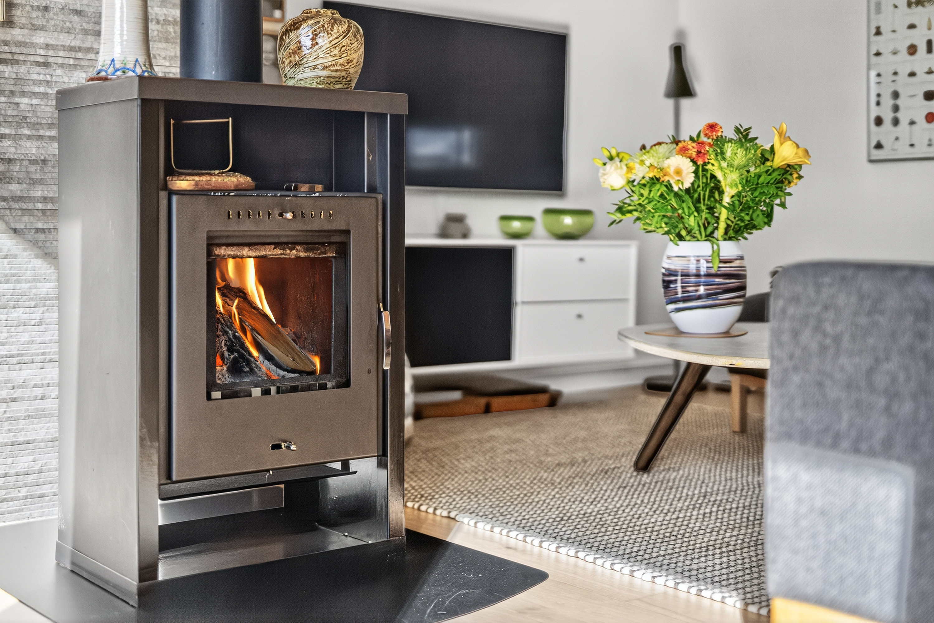 Fremhævet stue billede i fuldskærmstilstand. Billede af Rønstrupvej 143, Of Ågerup, 2750 Ballerup