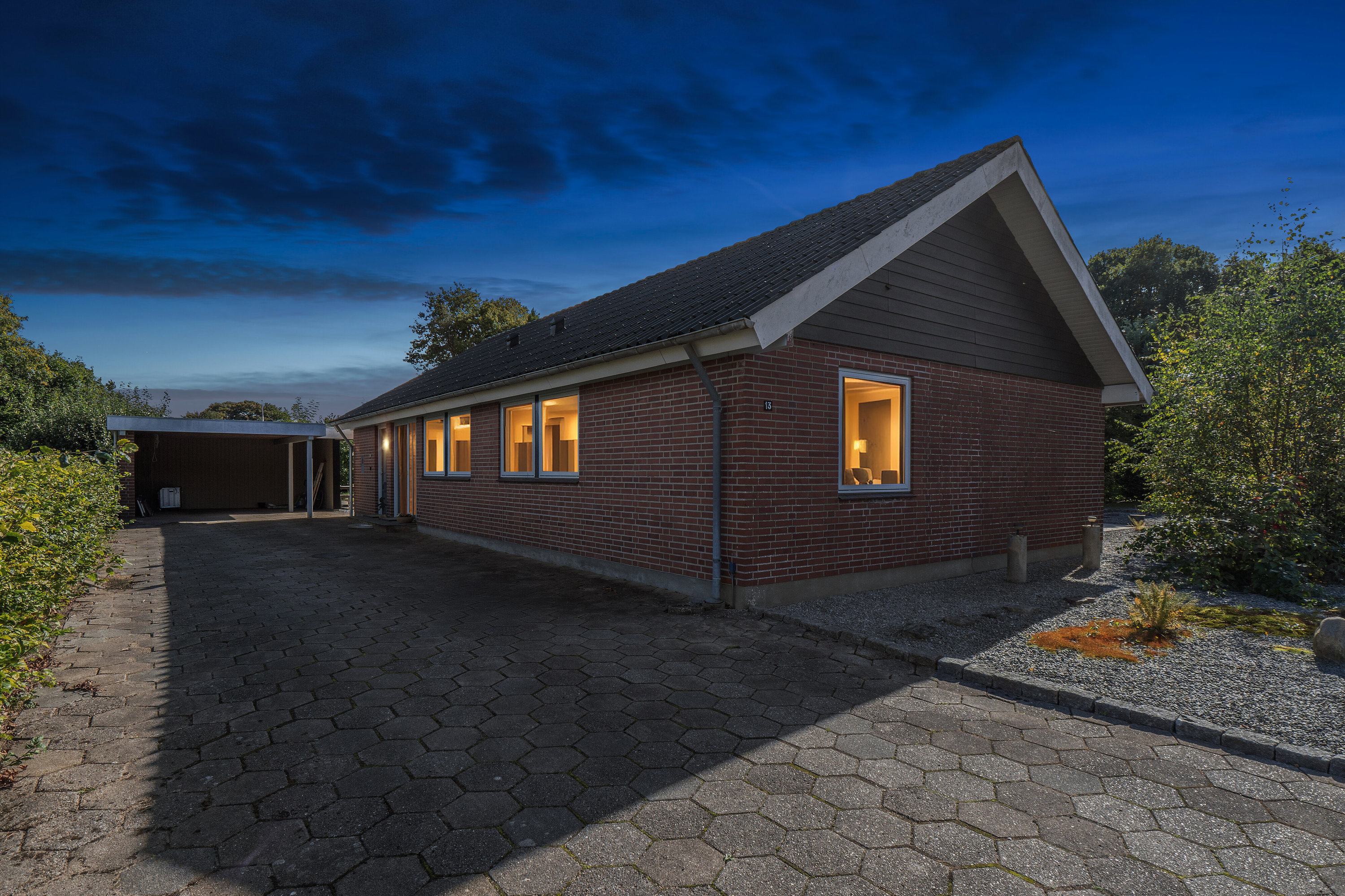 Fremhævet andet billede i fuldskærmstilstand. Billede af Skovvænget 13, 6630 Rødding