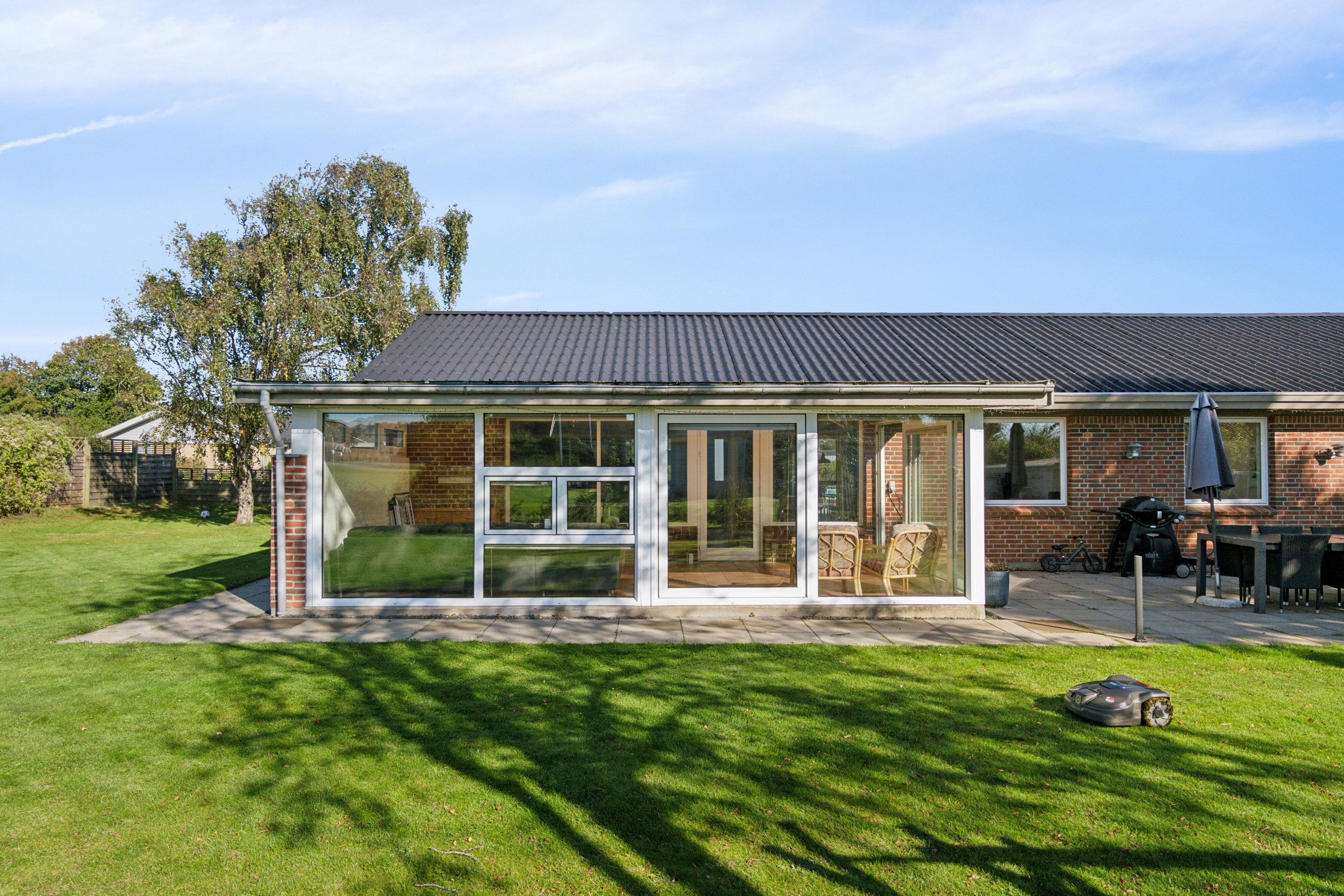 Fremhævet set fra haven billede i fuldskærmstilstand. Billede af Thormodsvej 30, 7760 Hurup Thy