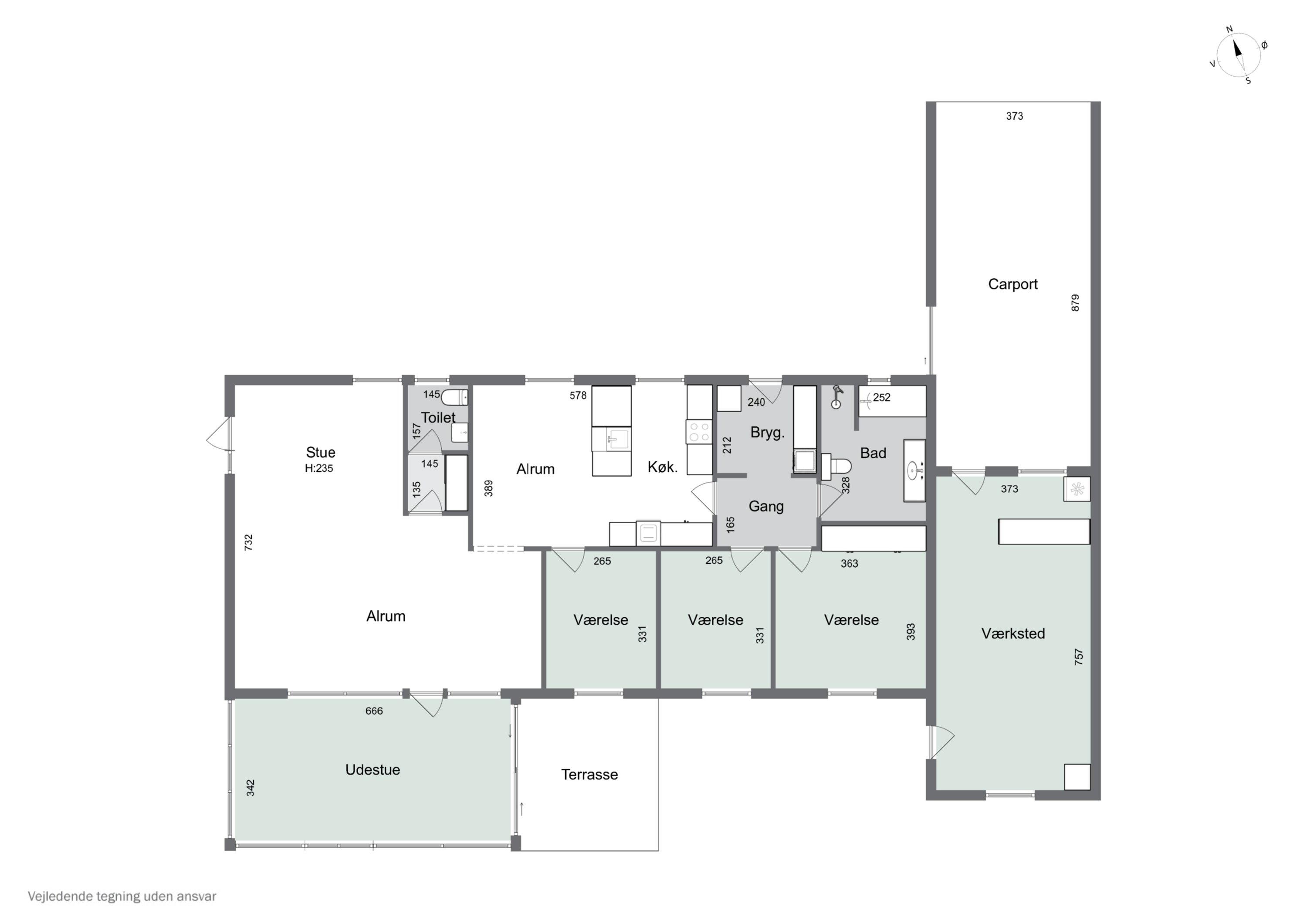 Plantegninger billede af Thormodsvej 30, 7760 Hurup Thy