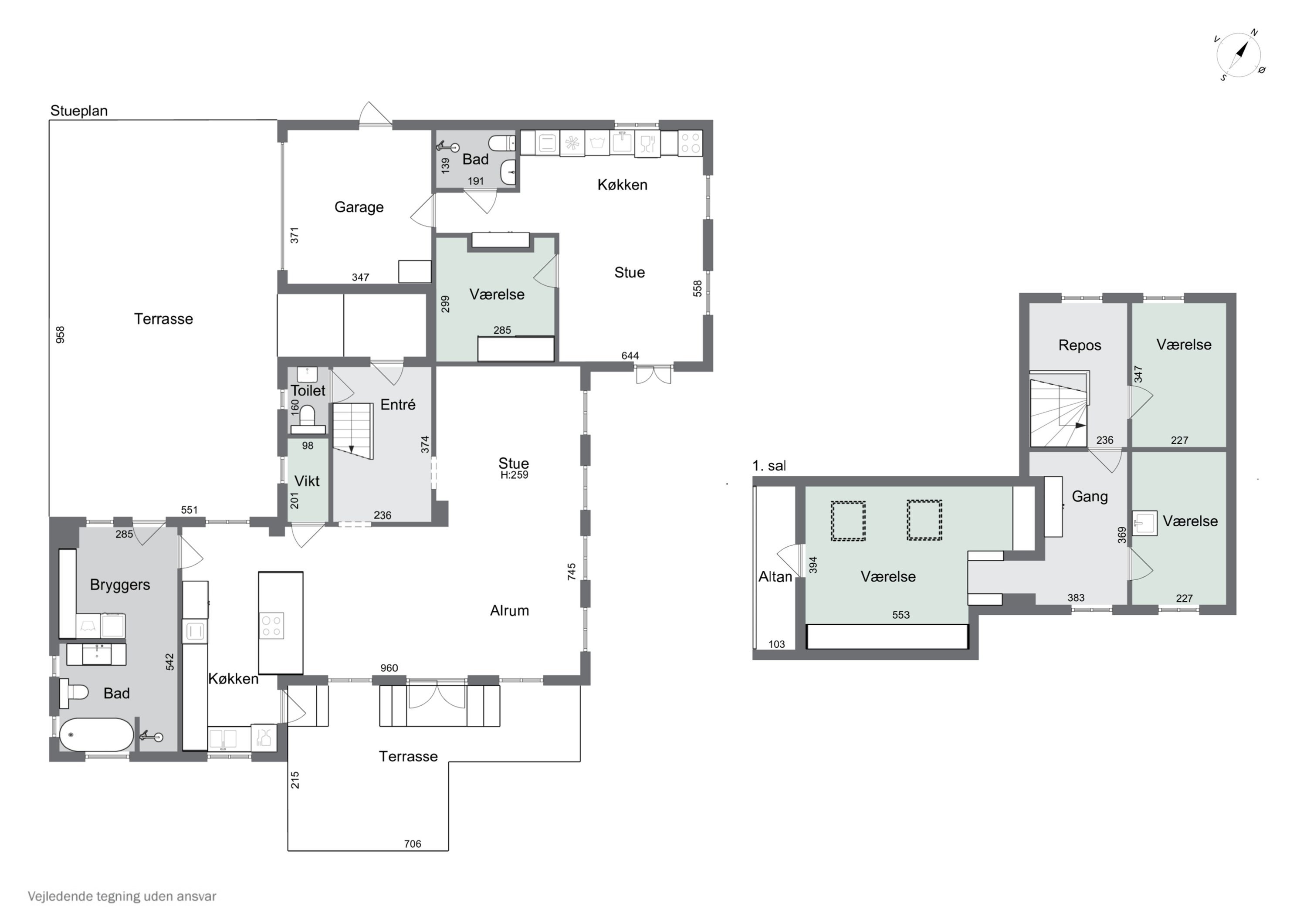 Plantegninger billede af Lyngtoftevej 26, 2605 Brøndby