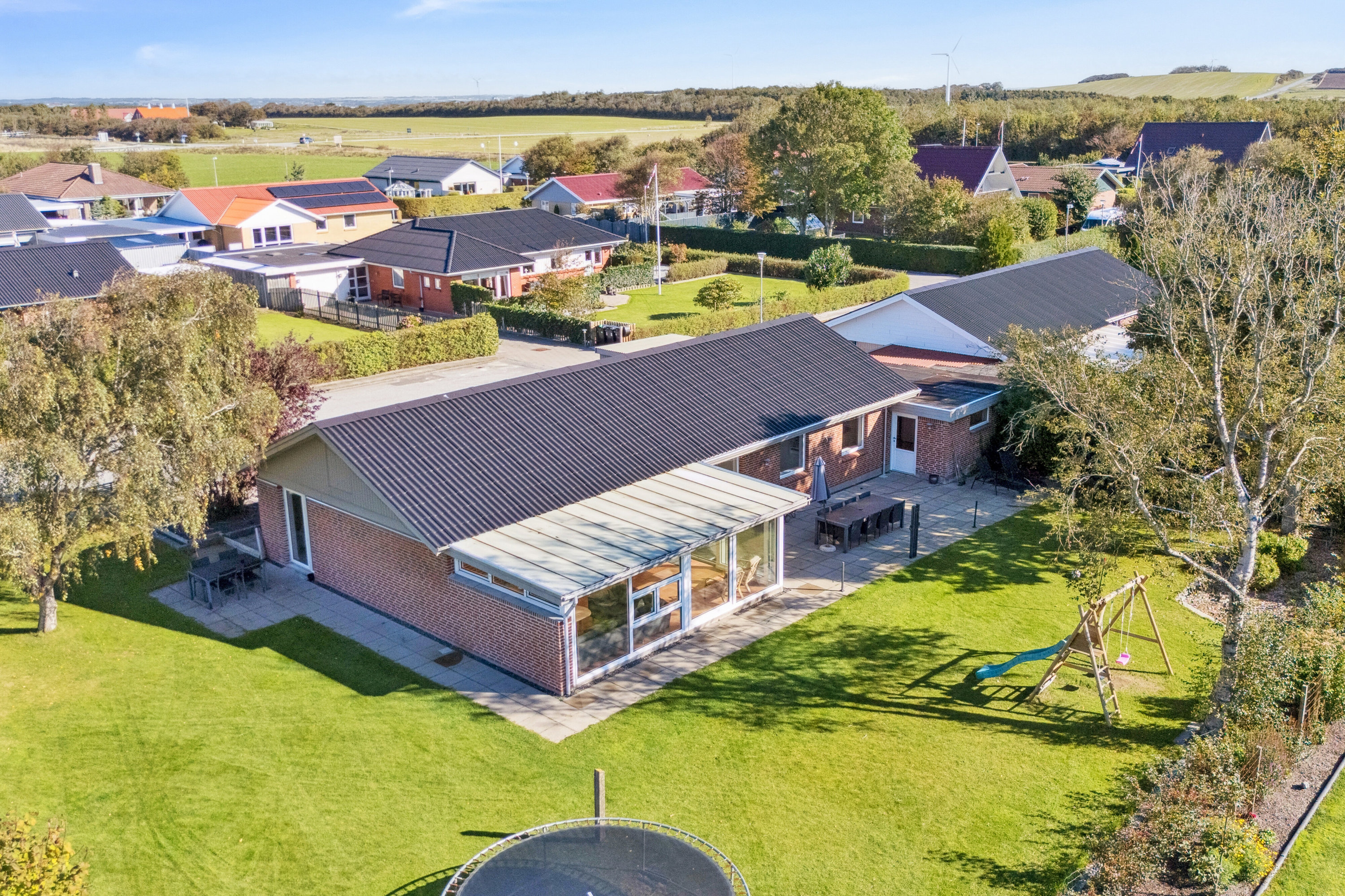 Fremhævet set fra haven billede i fuldskærmstilstand. Billede af Thormodsvej 30, 7760 Hurup Thy