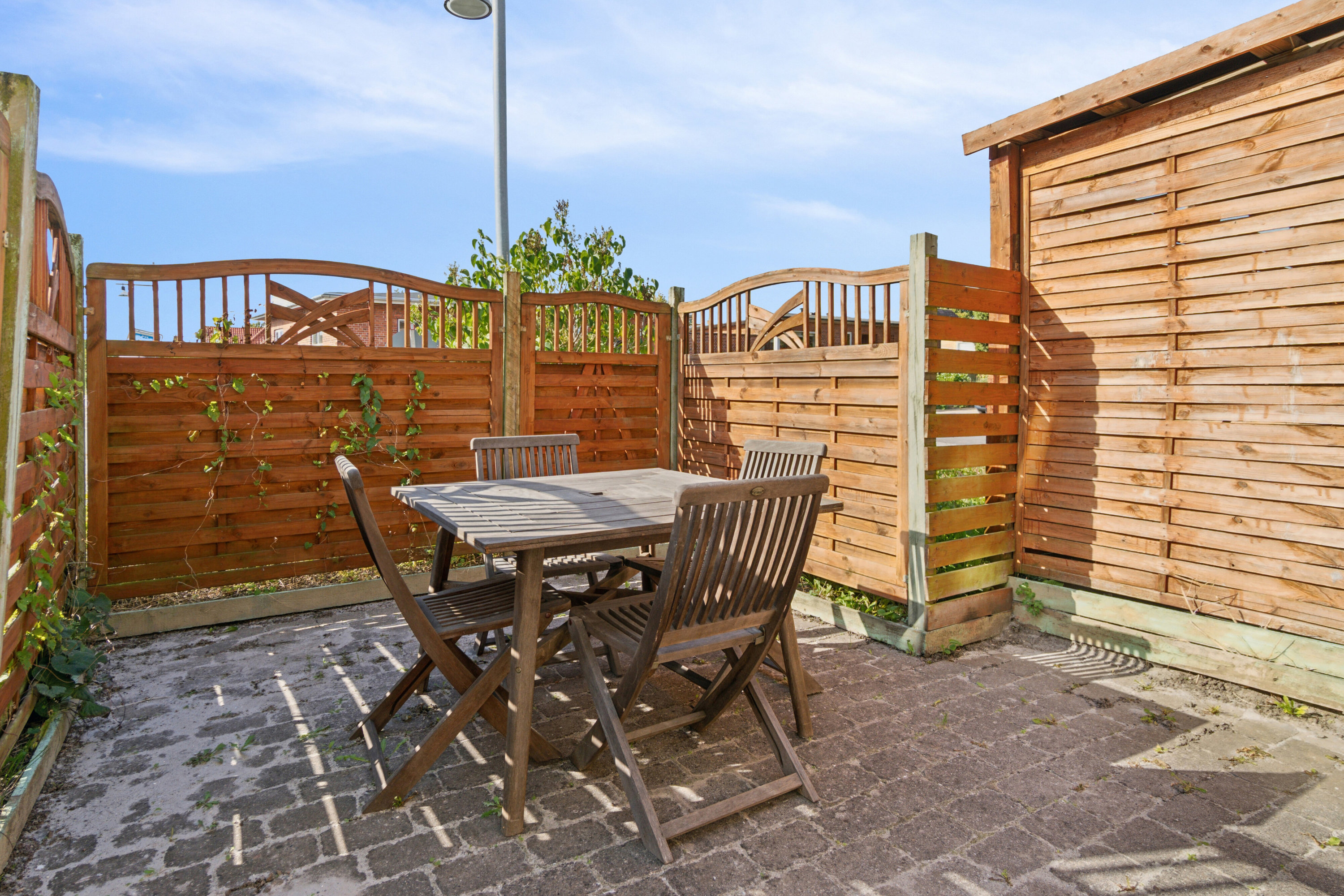 Fremhævet terrasse billede i fuldskærmstilstand. Billede af Sofielundsvej 14, st.. tv., 2600 Glostrup