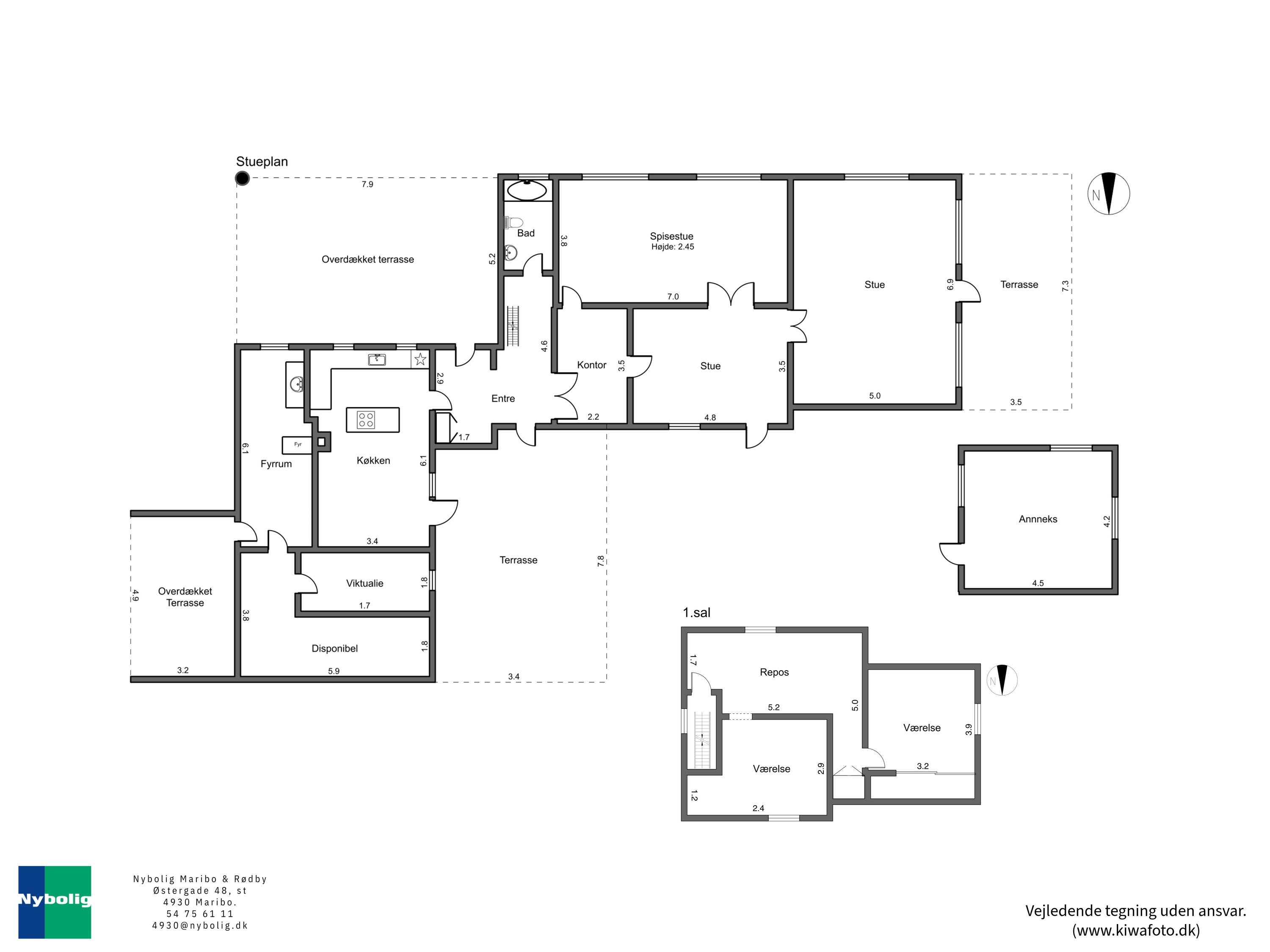 Plantegninger billede af Nørregårdsvej 10, Slemminge, 4990 Sakskøbing