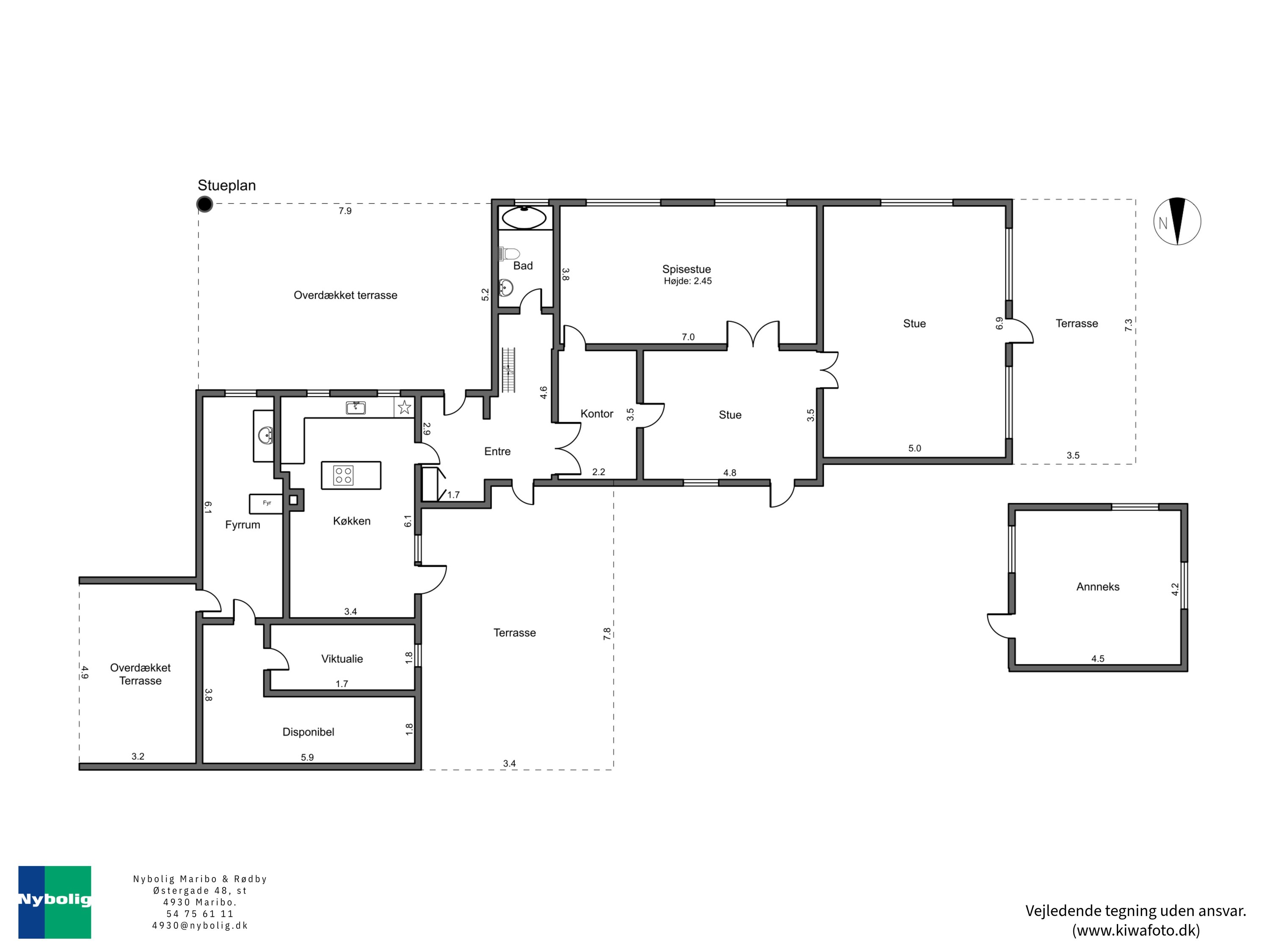 Plantegninger billede af Nørregårdsvej 10, Slemminge, 4990 Sakskøbing