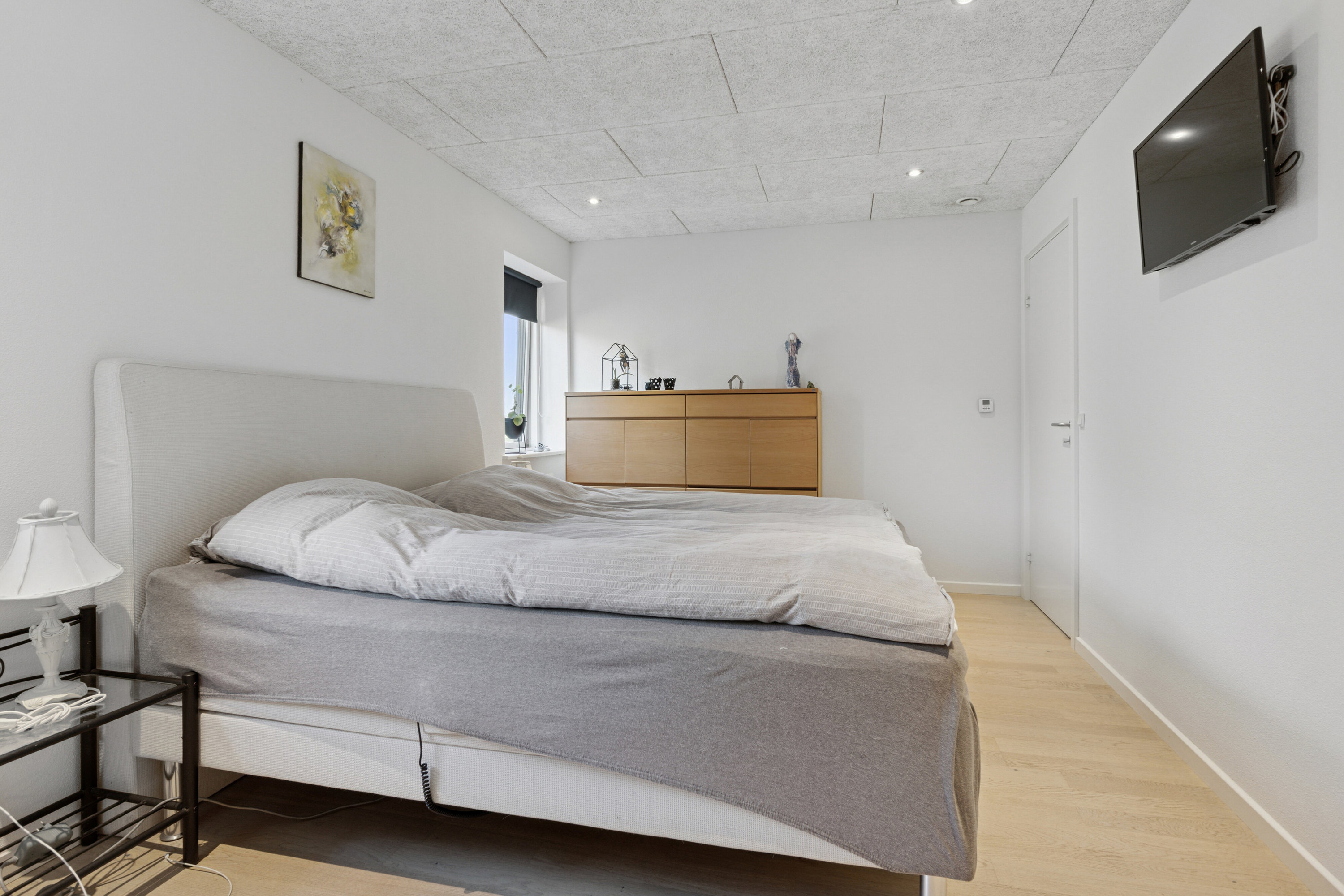 Fremhævet soveværelse billede i fuldskærmstilstand. Billede af Nørrelund 17, 9870 Sindal