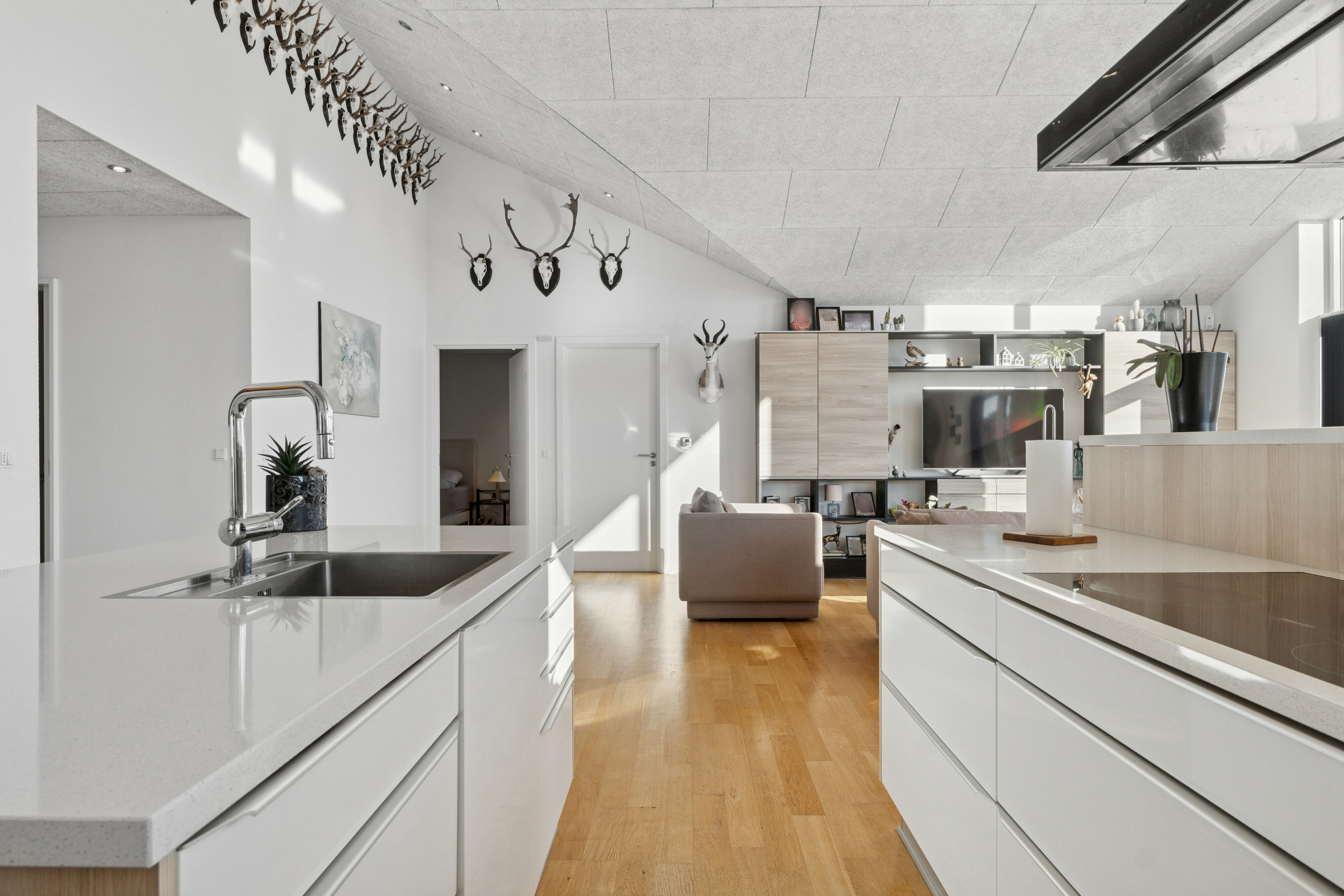 Fremhævet køkken billede i fuldskærmstilstand. Billede af Nørrelund 17, 9870 Sindal