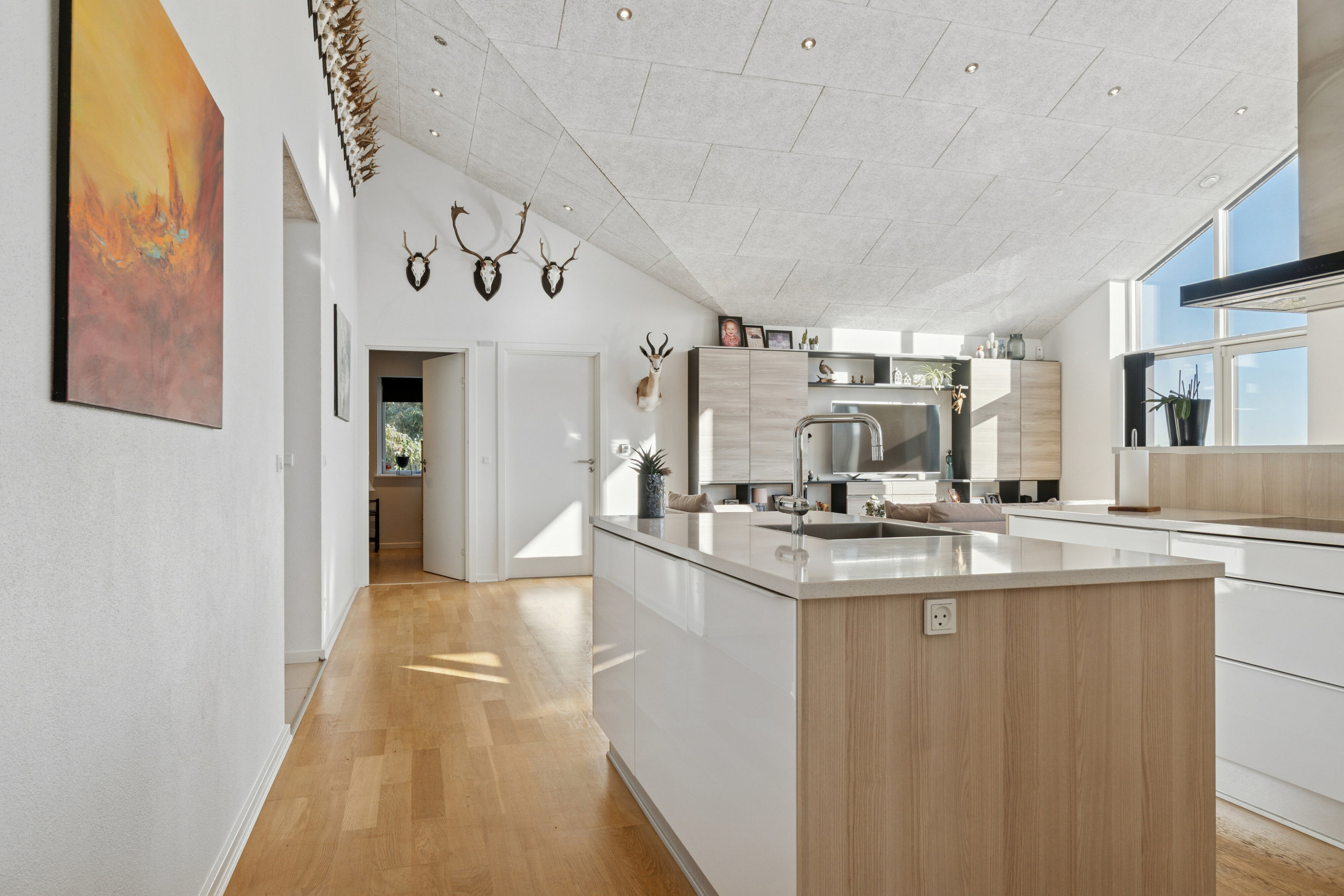 Fremhævet køkken billede i fuldskærmstilstand. Billede af Nørrelund 17, 9870 Sindal