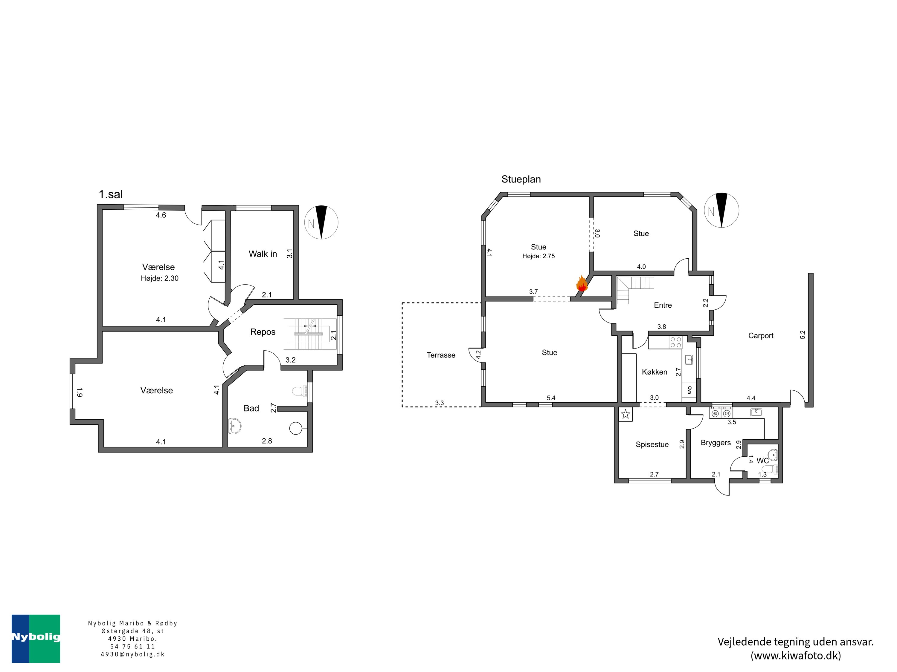 Plantegninger billede af Søndre Boulevard 17, 4930 Maribo