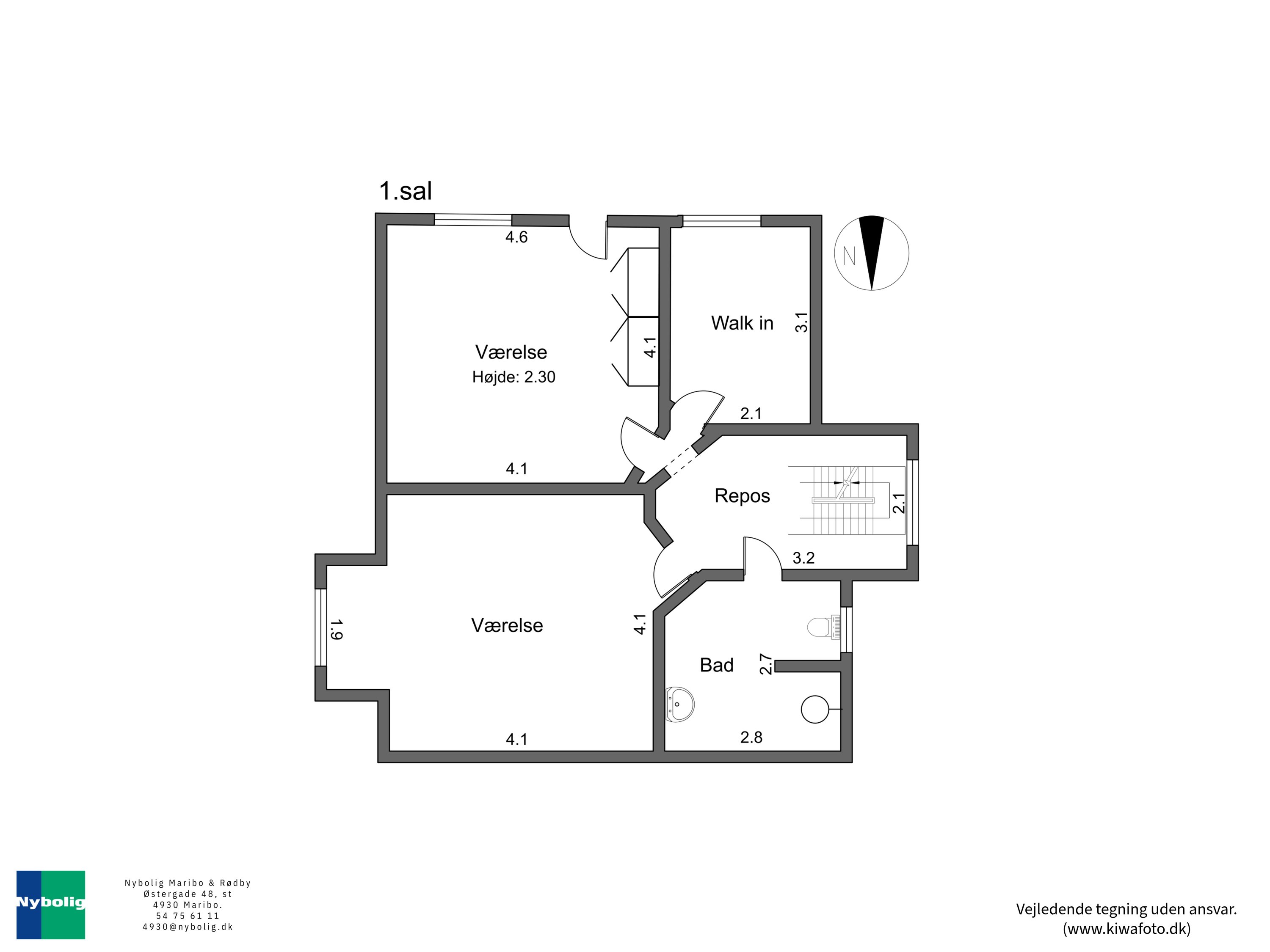 Plantegninger billede af Søndre Boulevard 17, 4930 Maribo