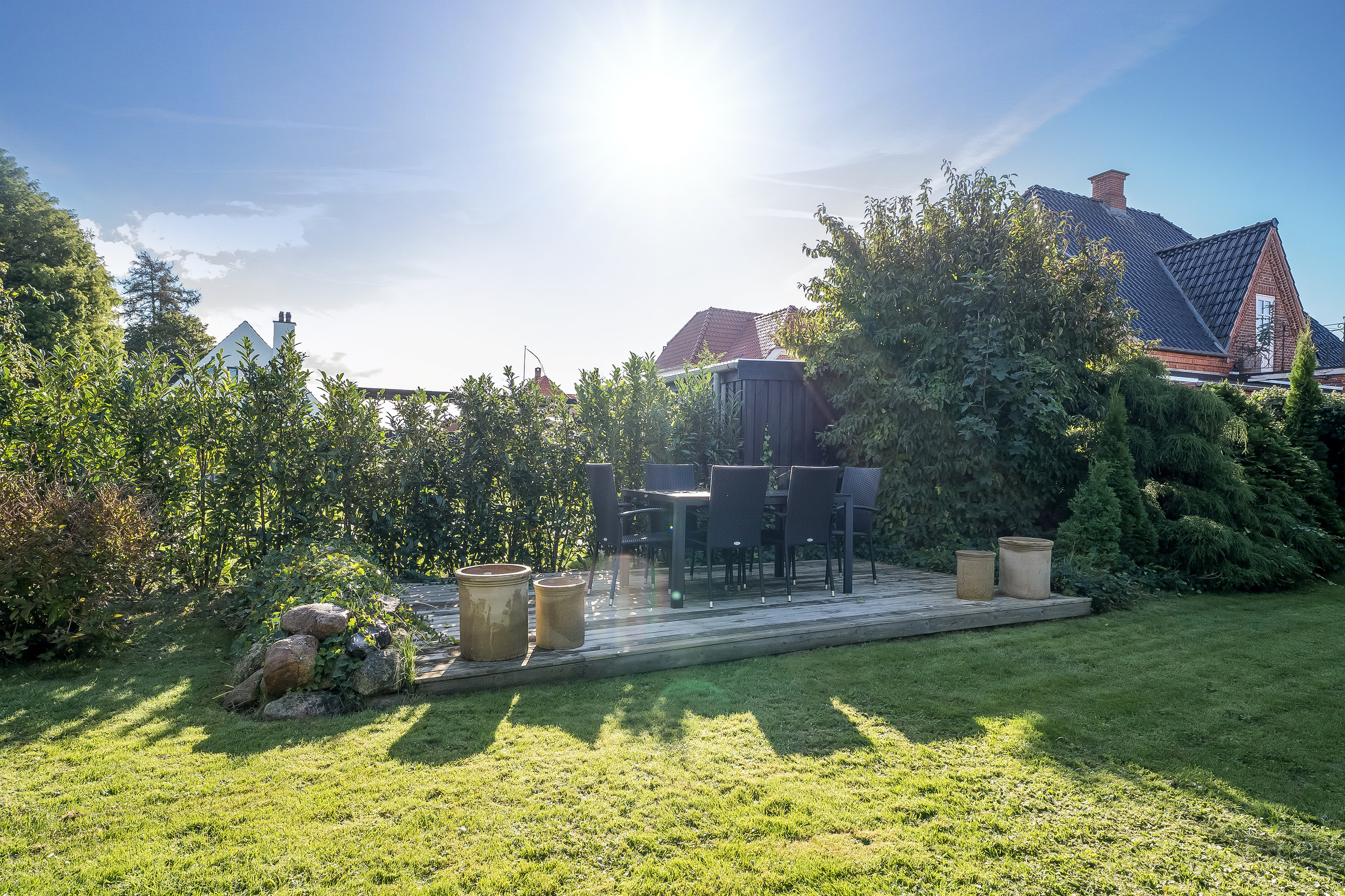 Fremhævet terrasse billede i fuldskærmstilstand. Billede af Søndre Boulevard 17, 4930 Maribo