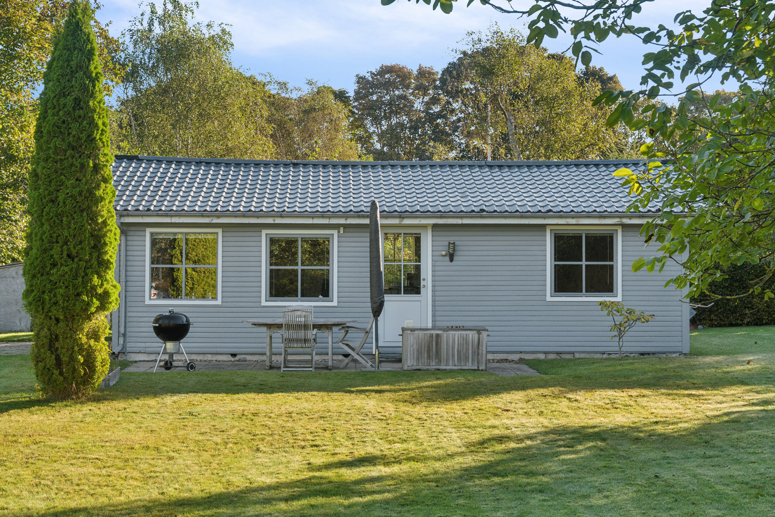 Miniaturebillede 1: set fra haven. Billede af Hellevej 9, Kaldred, 4593 Eskebjerg