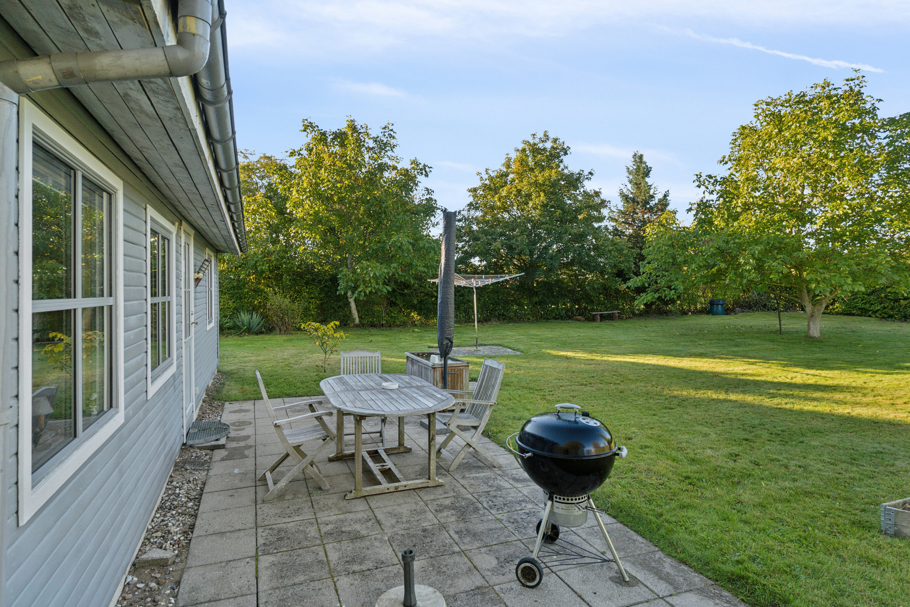 Fremhævet terrasse billede i fuldskærmstilstand. Billede af Hellevej 9, Kaldred, 4593 Eskebjerg