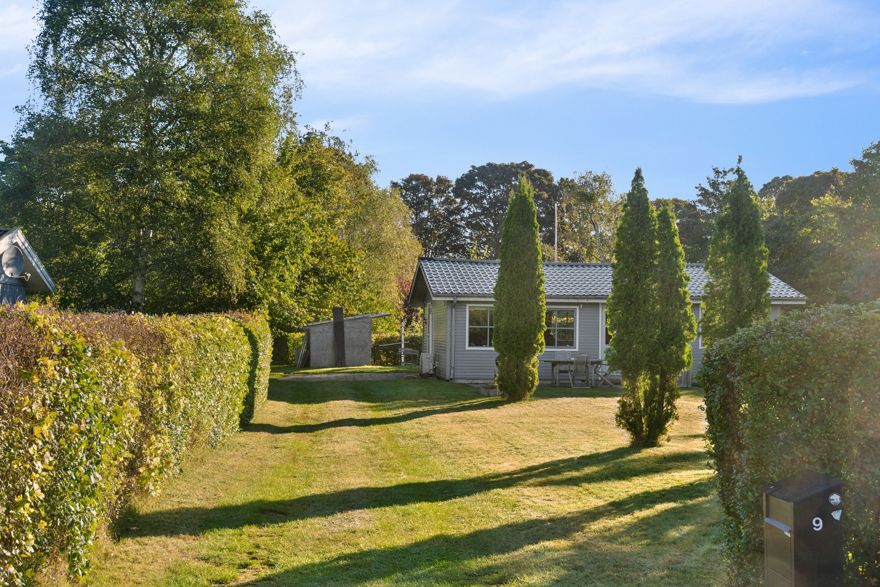 Miniaturebillede 2: set fra haven. Billede af Hellevej 9, Kaldred, 4593 Eskebjerg