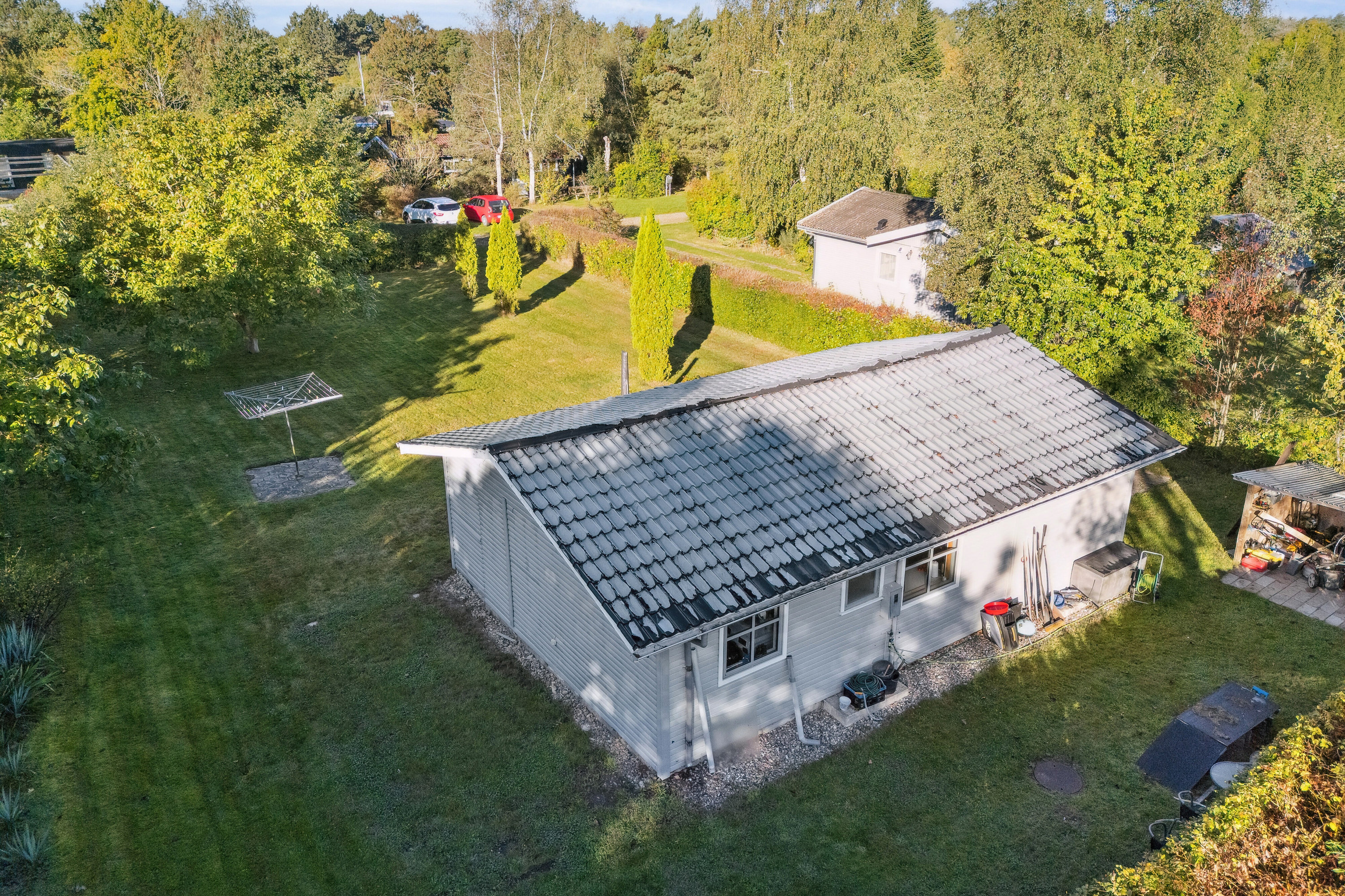 Fremhævet luftfoto billede i fuldskærmstilstand. Billede af Hellevej 9, Kaldred, 4593 Eskebjerg