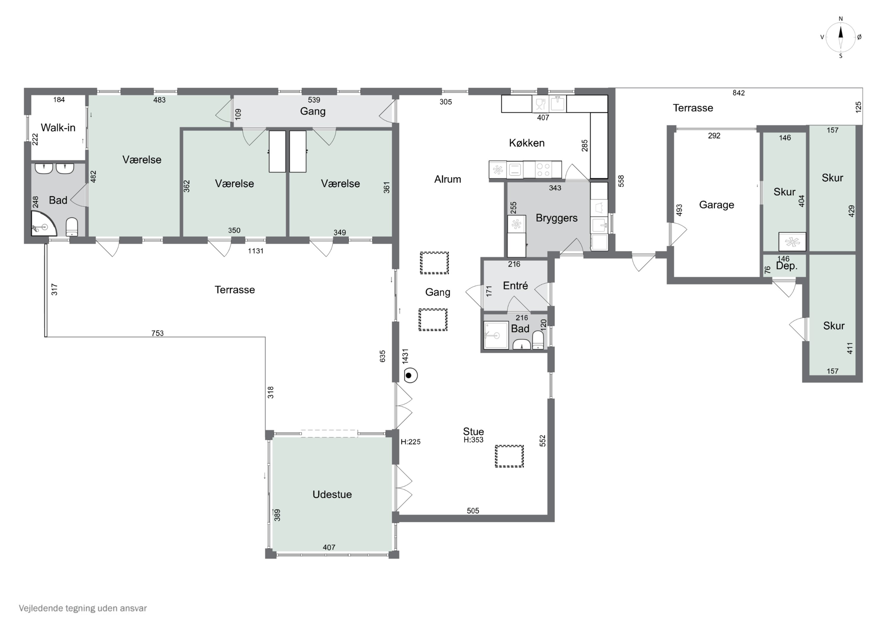 Plantegninger billede af Strædet 12, Bisserup, 4243 Rude