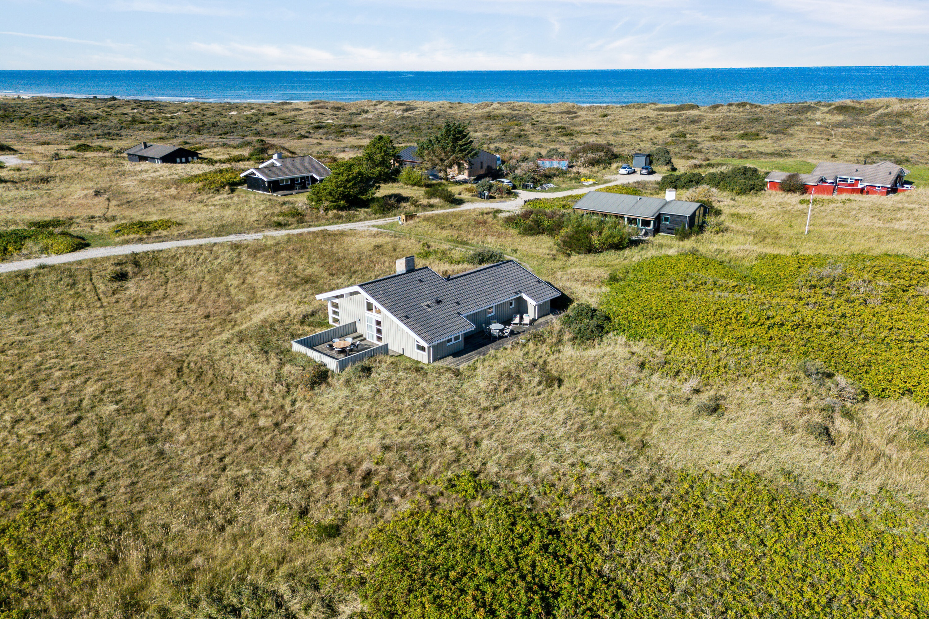 Fremhævet luftfoto billede i fuldskærmstilstand. Billede af Folstedvej 42, Tversted, 9881 Bindslev