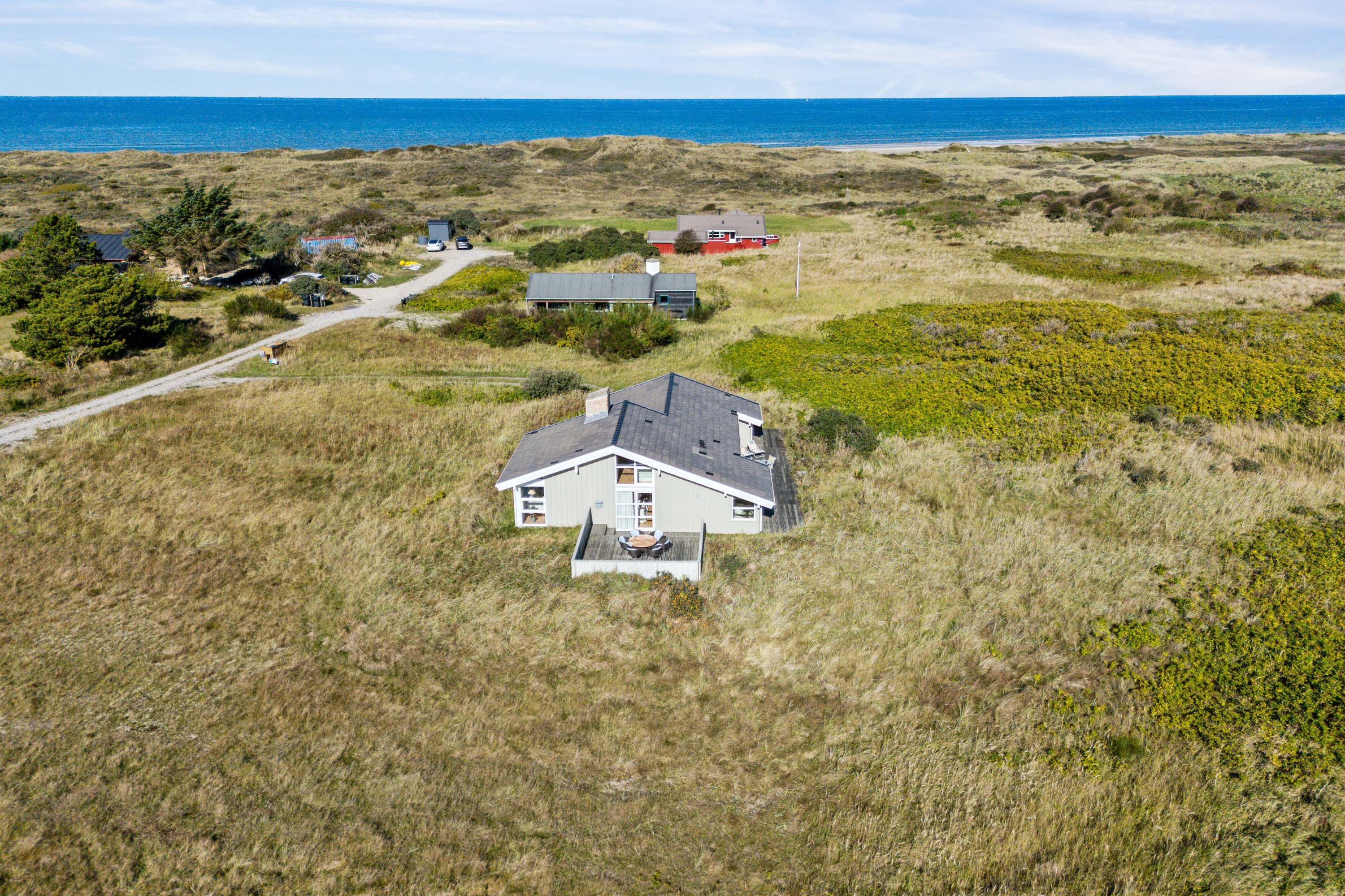 Fremhævet luftfoto billede i fuldskærmstilstand. Billede af Folstedvej 42, Tversted, 9881 Bindslev