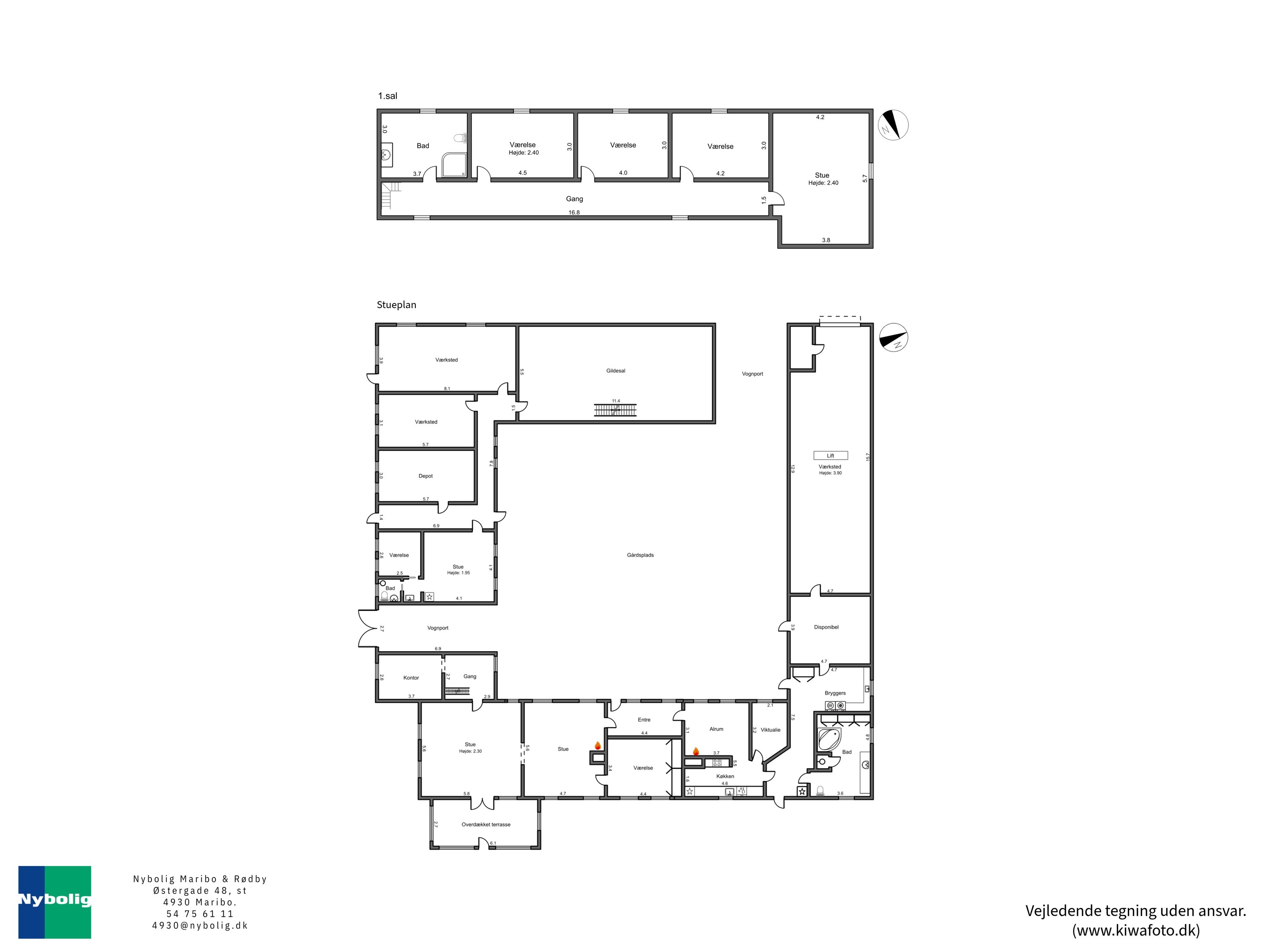 Plantegninger billede af Avnedevej 11, 4900 Nakskov