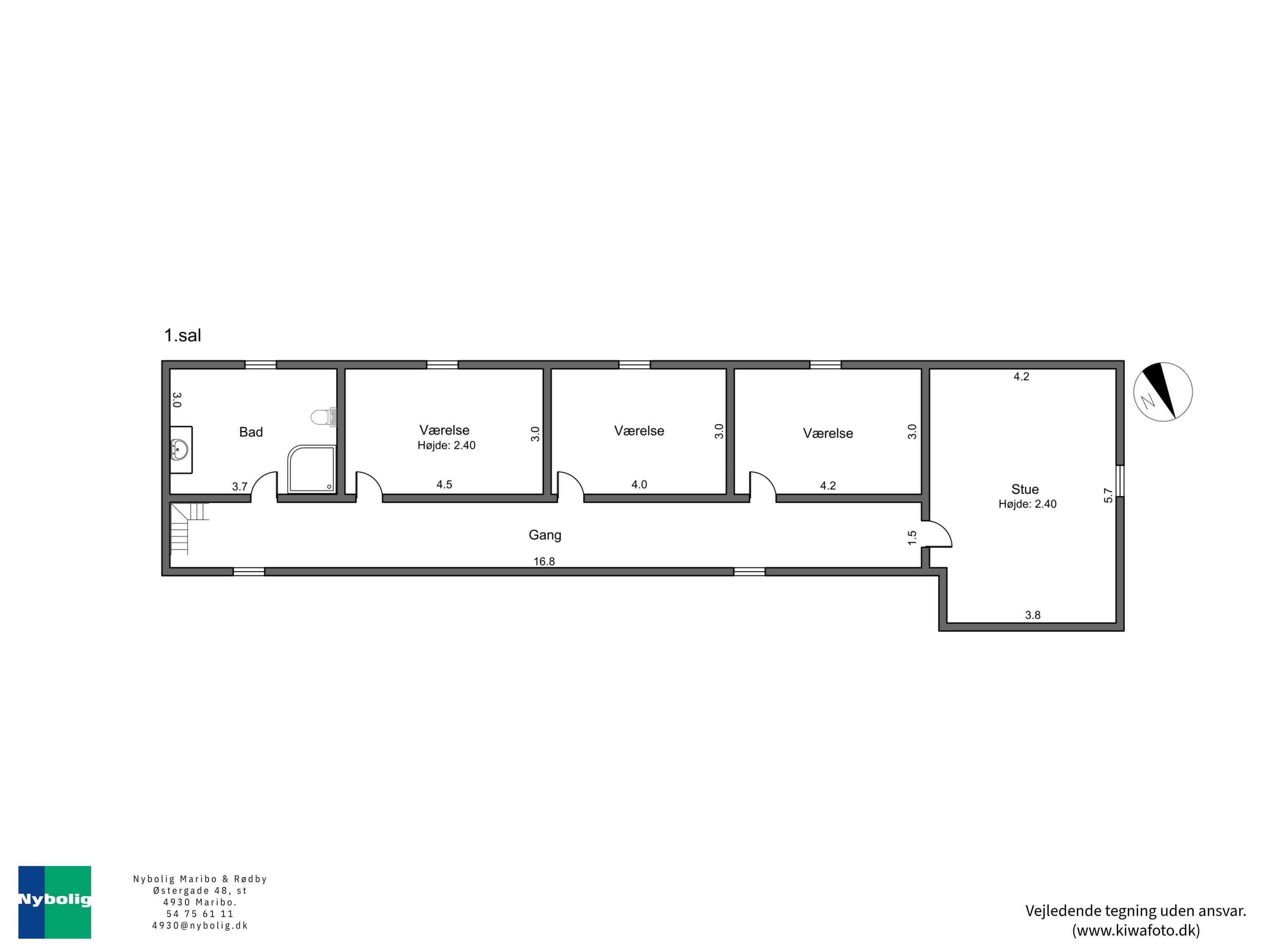Plantegninger billede af Avnedevej 11, 4900 Nakskov