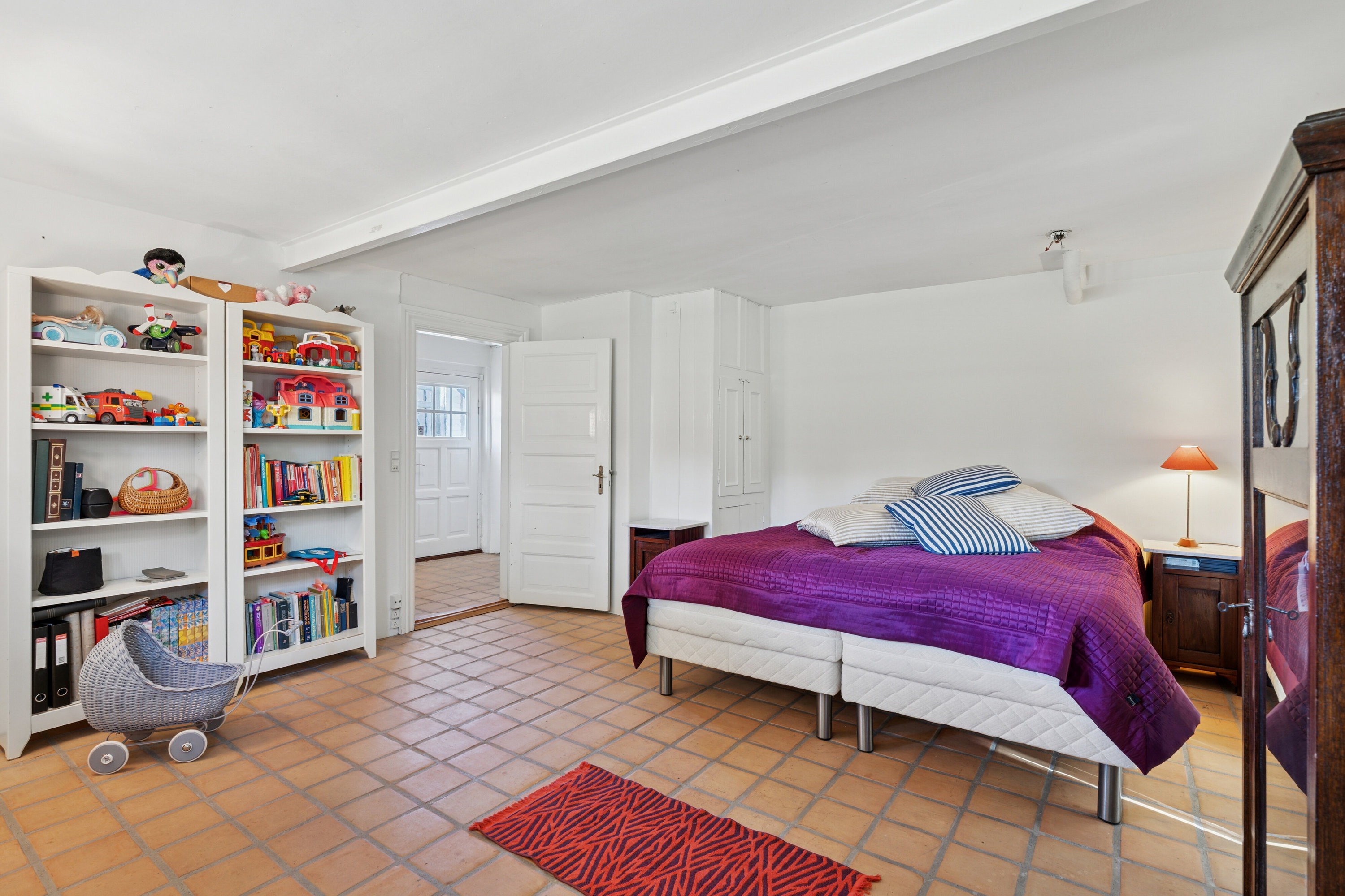 Fremhævet soveværelse billede i fuldskærmstilstand. Billede af Sølystvej 30, 8600 Silkeborg