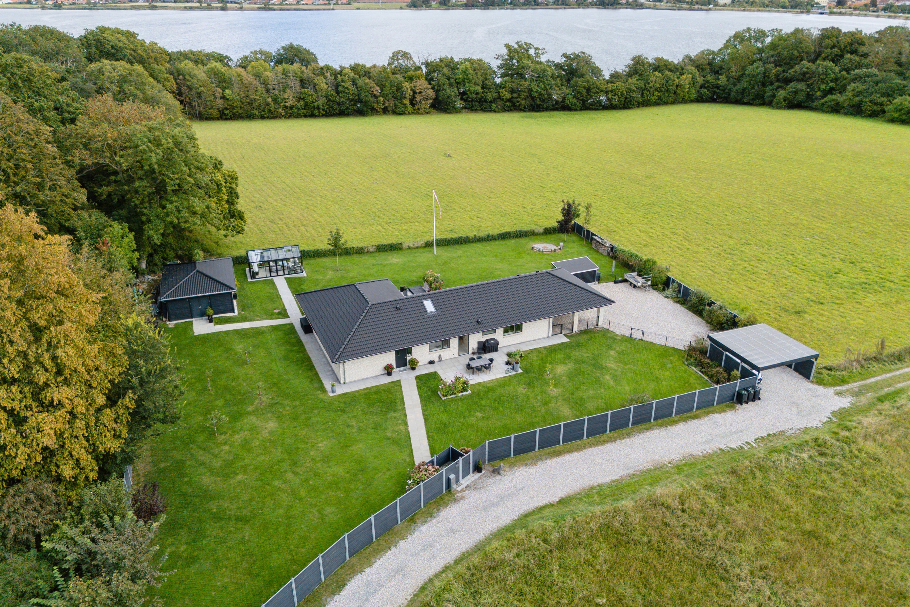 Fremhævet luftfoto billede i fuldskærmstilstand. Billede af Slagelsevej 38, 4230 Skælskør