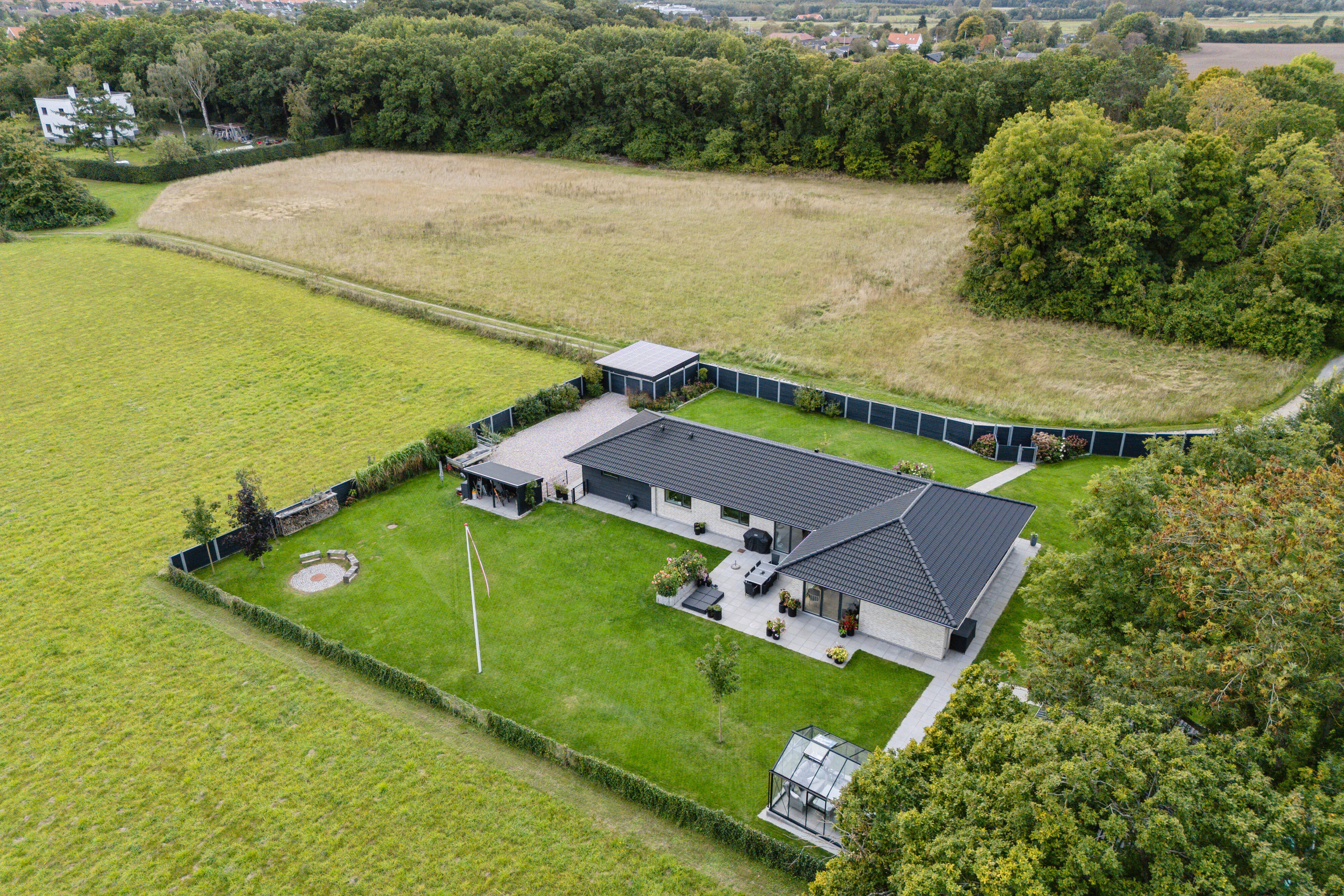 Fremhævet luftfoto billede i fuldskærmstilstand. Billede af Slagelsevej 38, 4230 Skælskør