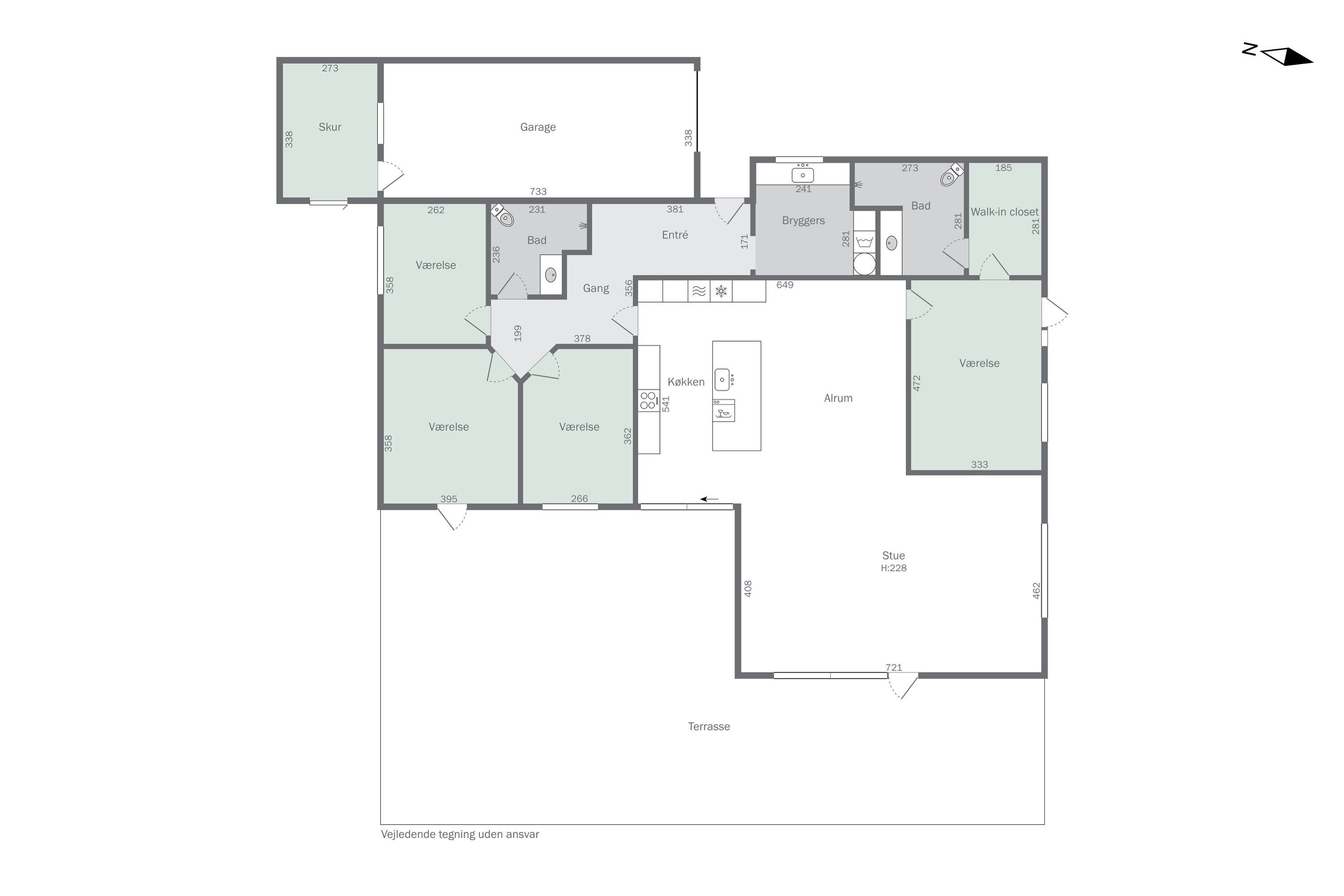 Plantegninger billede af Bornholmsgade 9, 7430 Ikast