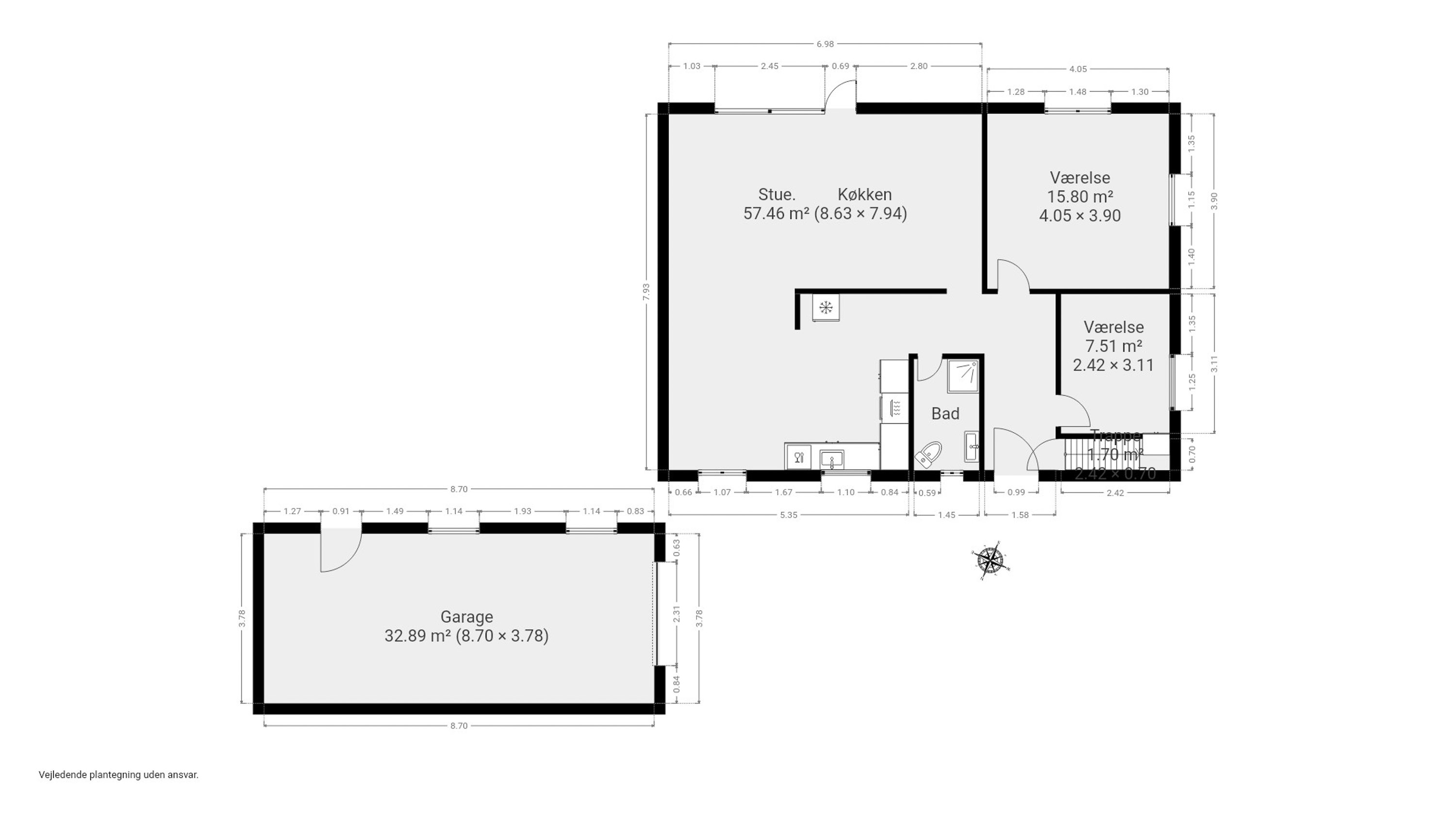 Plantegninger billede af Kirkevej 19, Vejle, 5672 Broby