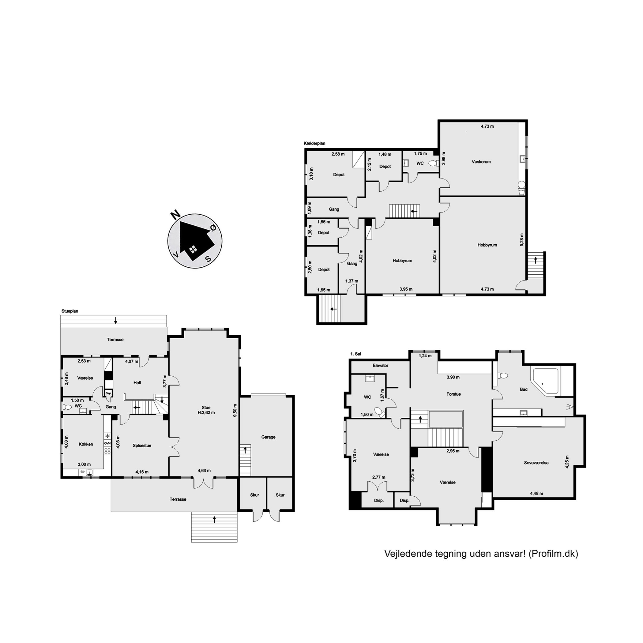Plantegninger billede af Fredericiavej 52, Mølholm, 7100 Vejle