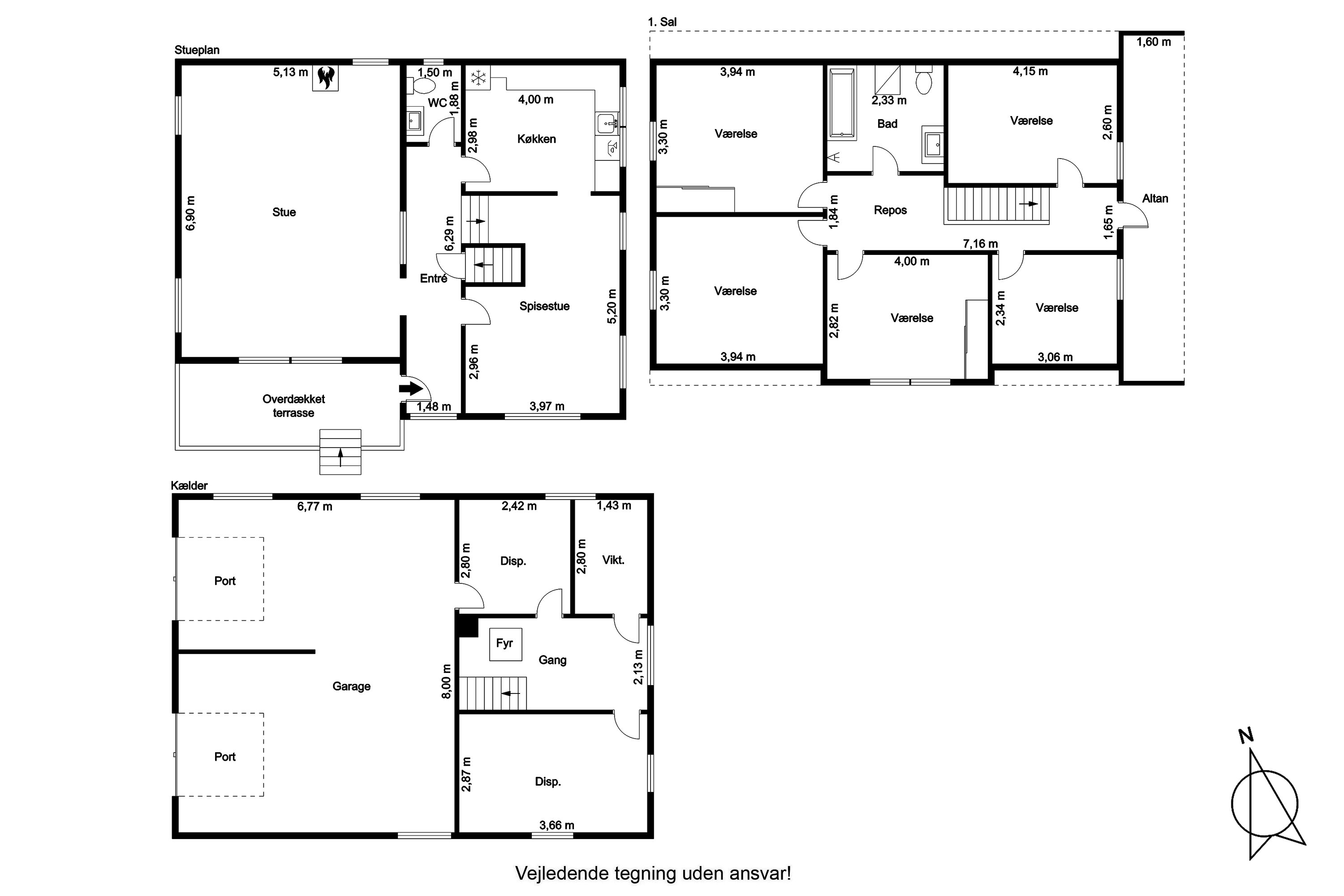 Plantegninger billede af Svoldrupvej 105, Vognsild, 9600 Aars