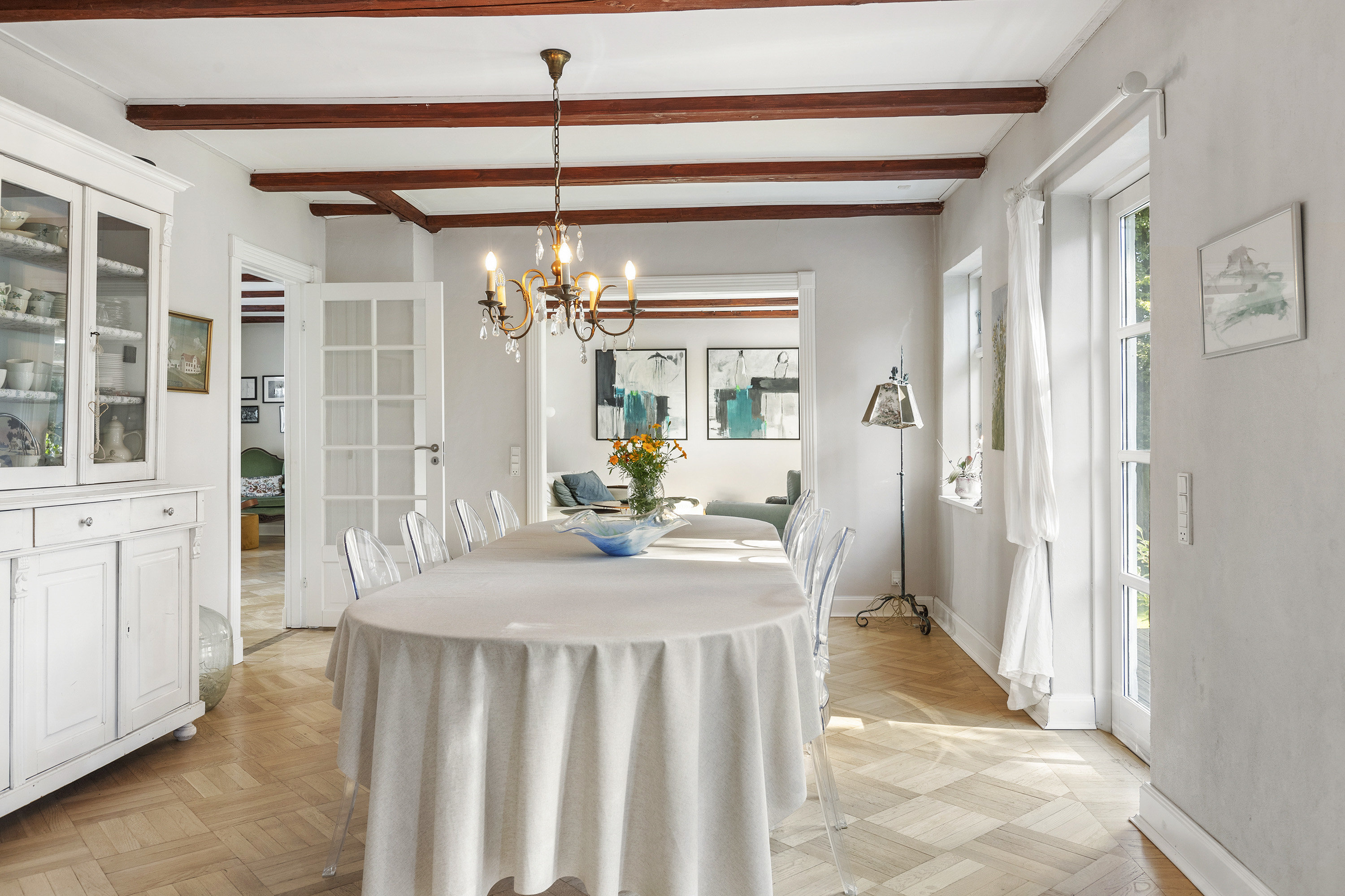 Fremhævet spisestue billede i fuldskærmstilstand. Billede af Svoldrupvej 135, Vestrup, 9600 Aars