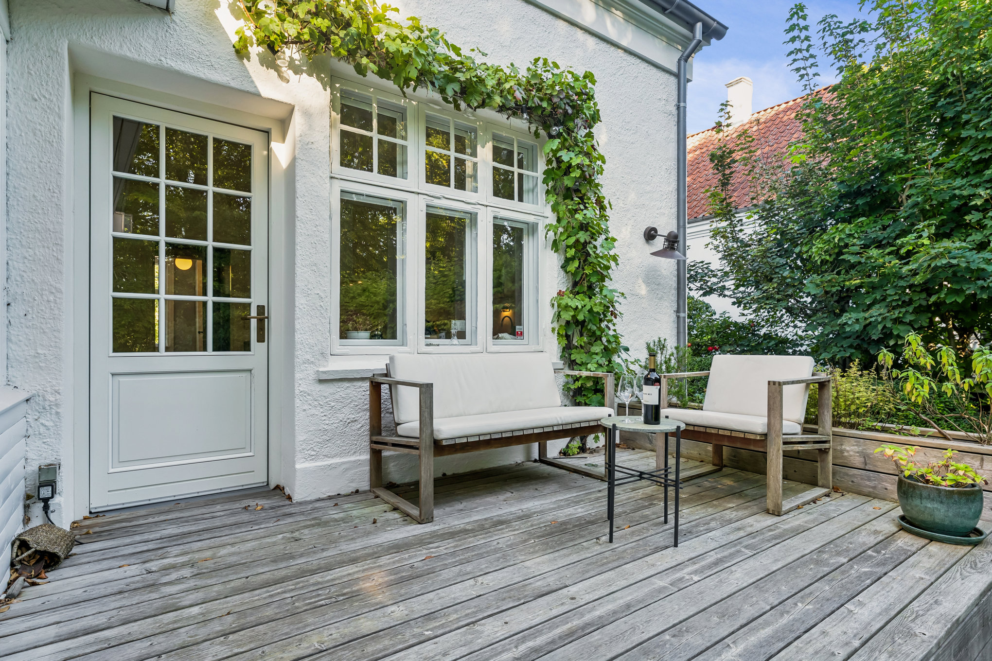 Fremhævet terrasse billede i fuldskærmstilstand. Billede af Køsters Alle 12, 8900 Randers C