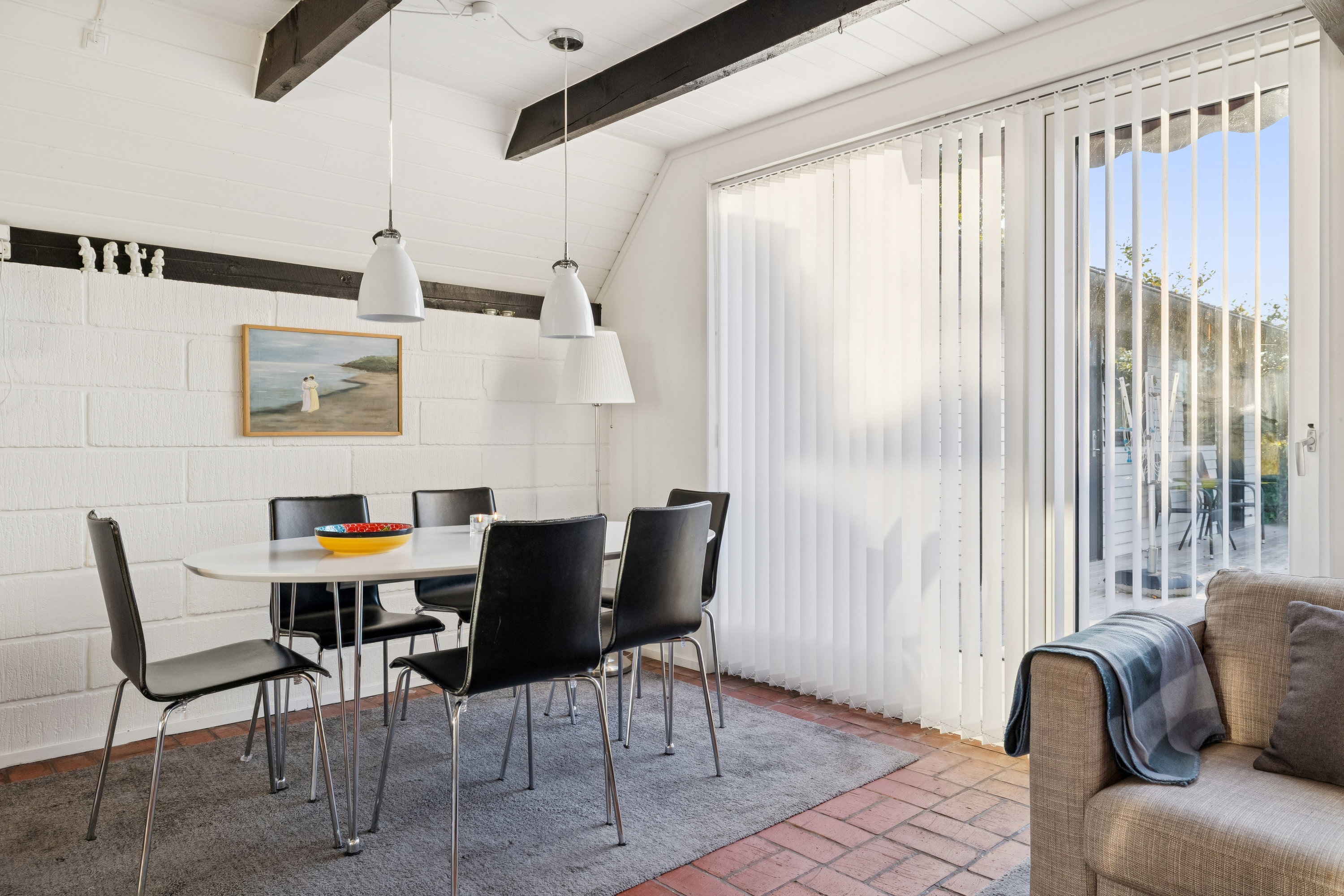 Fremhævet stue billede i fuldskærmstilstand. Billede af Møllevænget 5, Øster Hurup, 9560 Hadsund