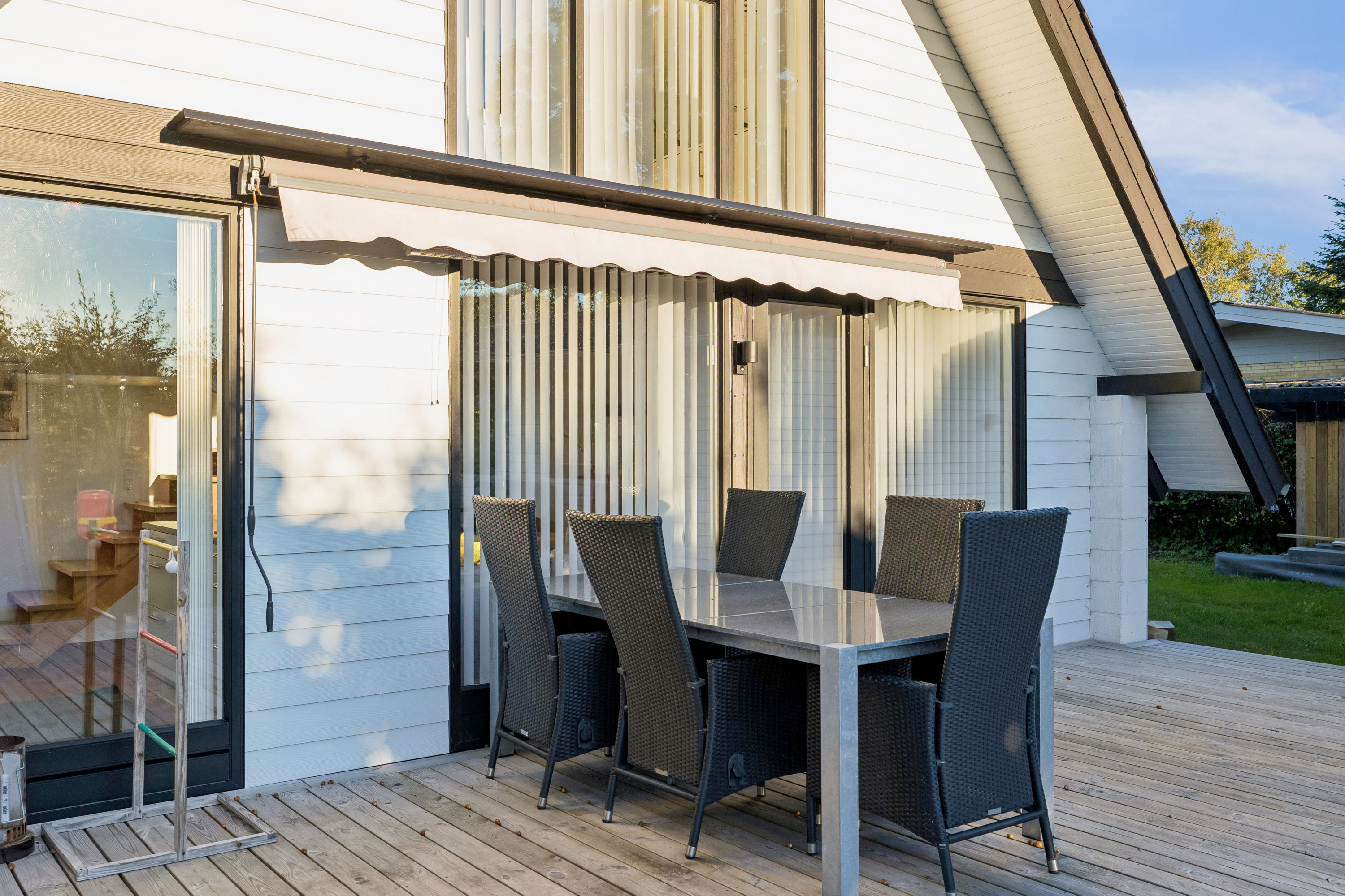 Fremhævet terrasse billede i fuldskærmstilstand. Billede af Møllevænget 5, Øster Hurup, 9560 Hadsund