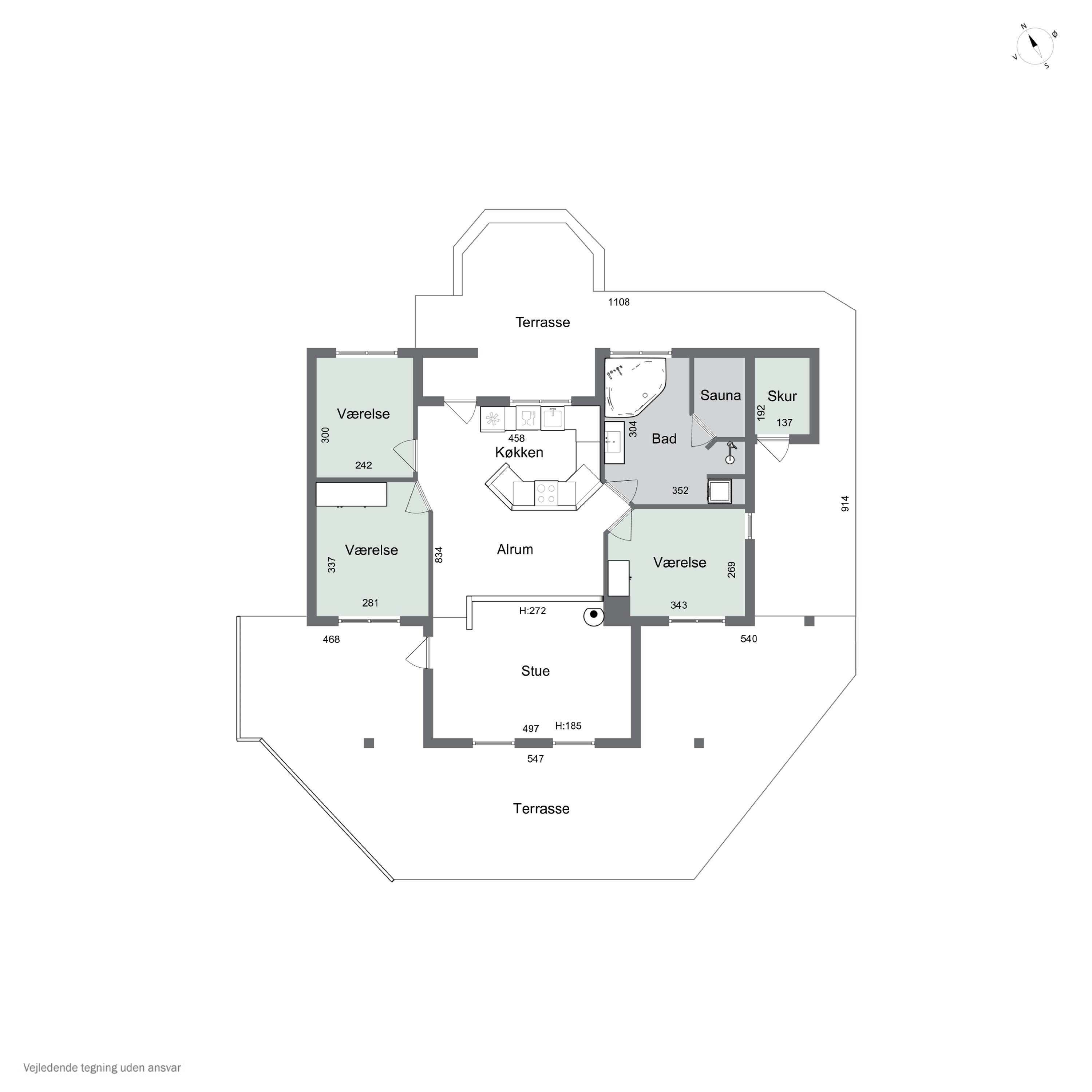 Plantegninger billede af Ørhagevej 4, Klitmøller, 7700 Thisted