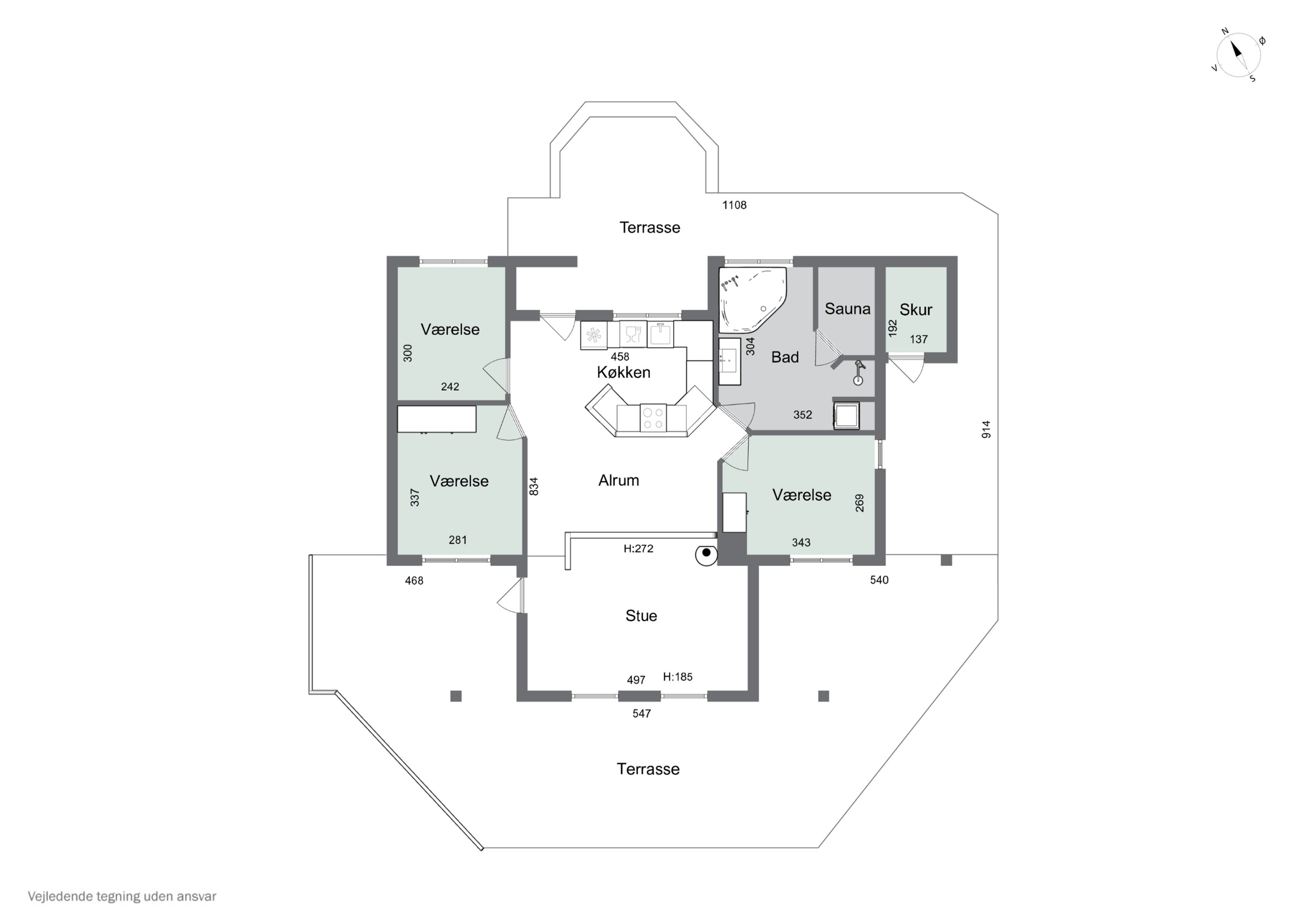 Plantegninger billede af Ørhagevej 4, Klitmøller, 7700 Thisted