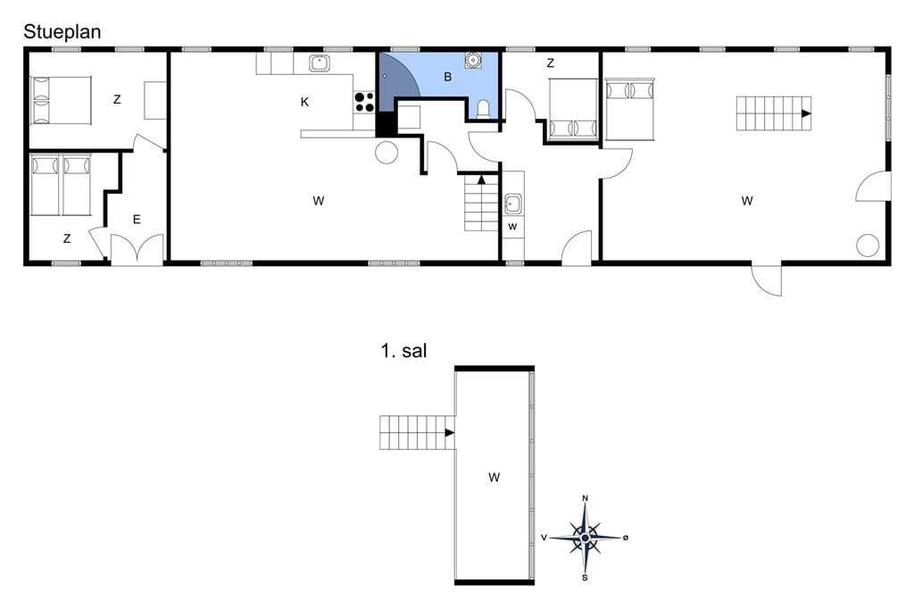 Plantegninger billede af Højvej 8, Tæbring, 7900 Nykøbing M
