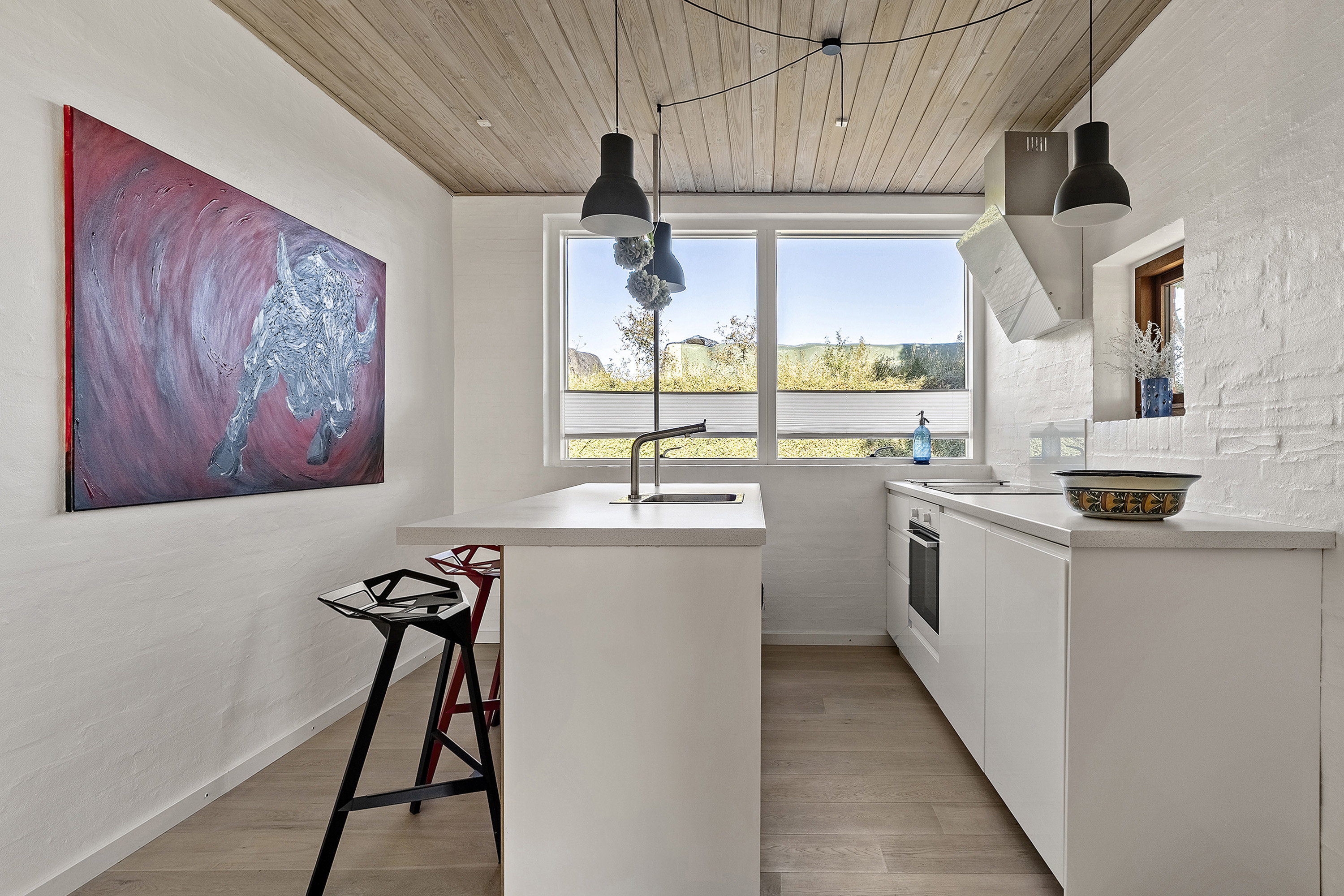 Fremhævet køkken billede i fuldskærmstilstand. Billede af Havmarken 2, Søvind, 8700 Horsens