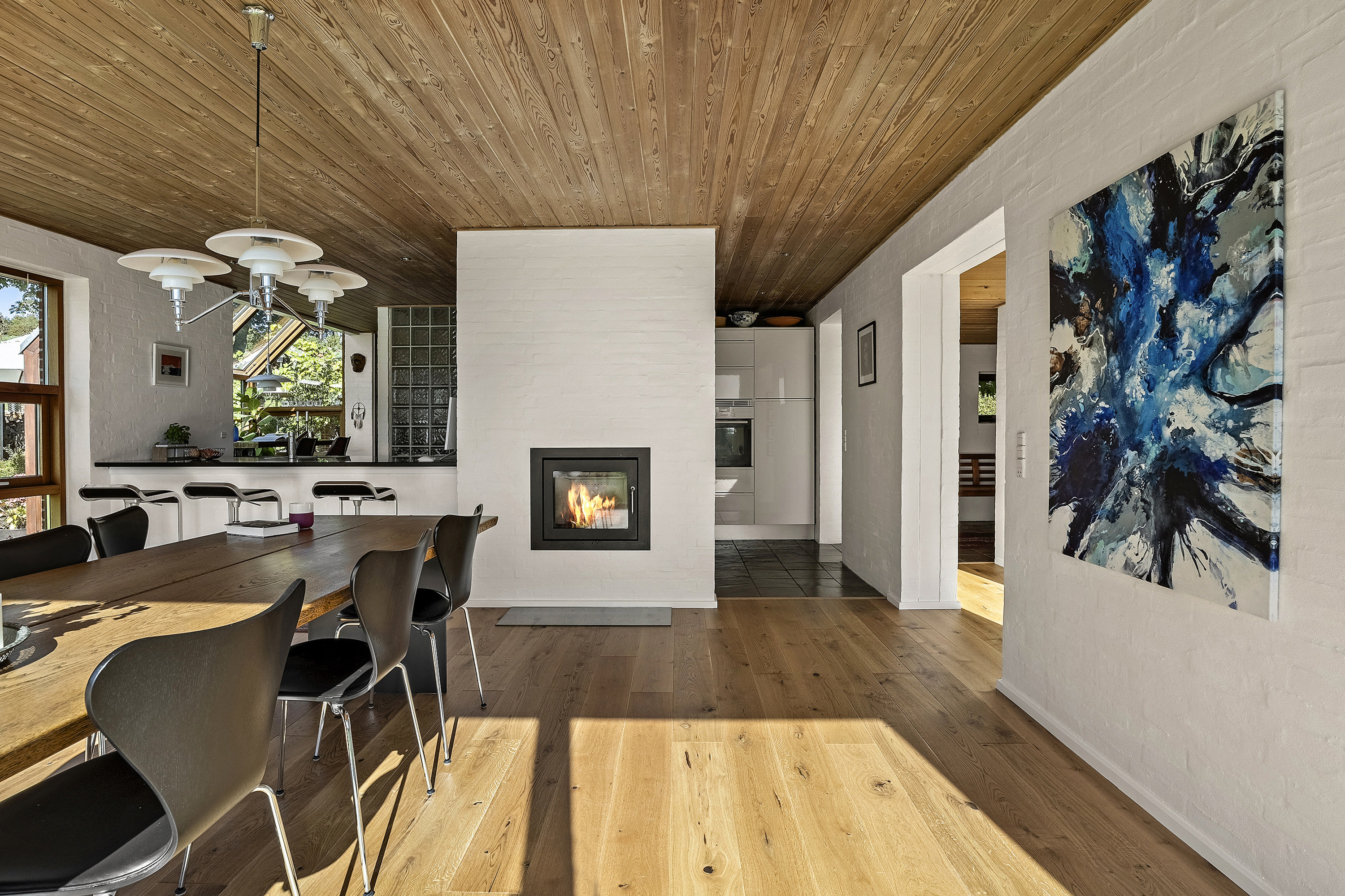 Fremhævet spisestue billede i fuldskærmstilstand. Billede af Havmarken 2, Søvind, 8700 Horsens