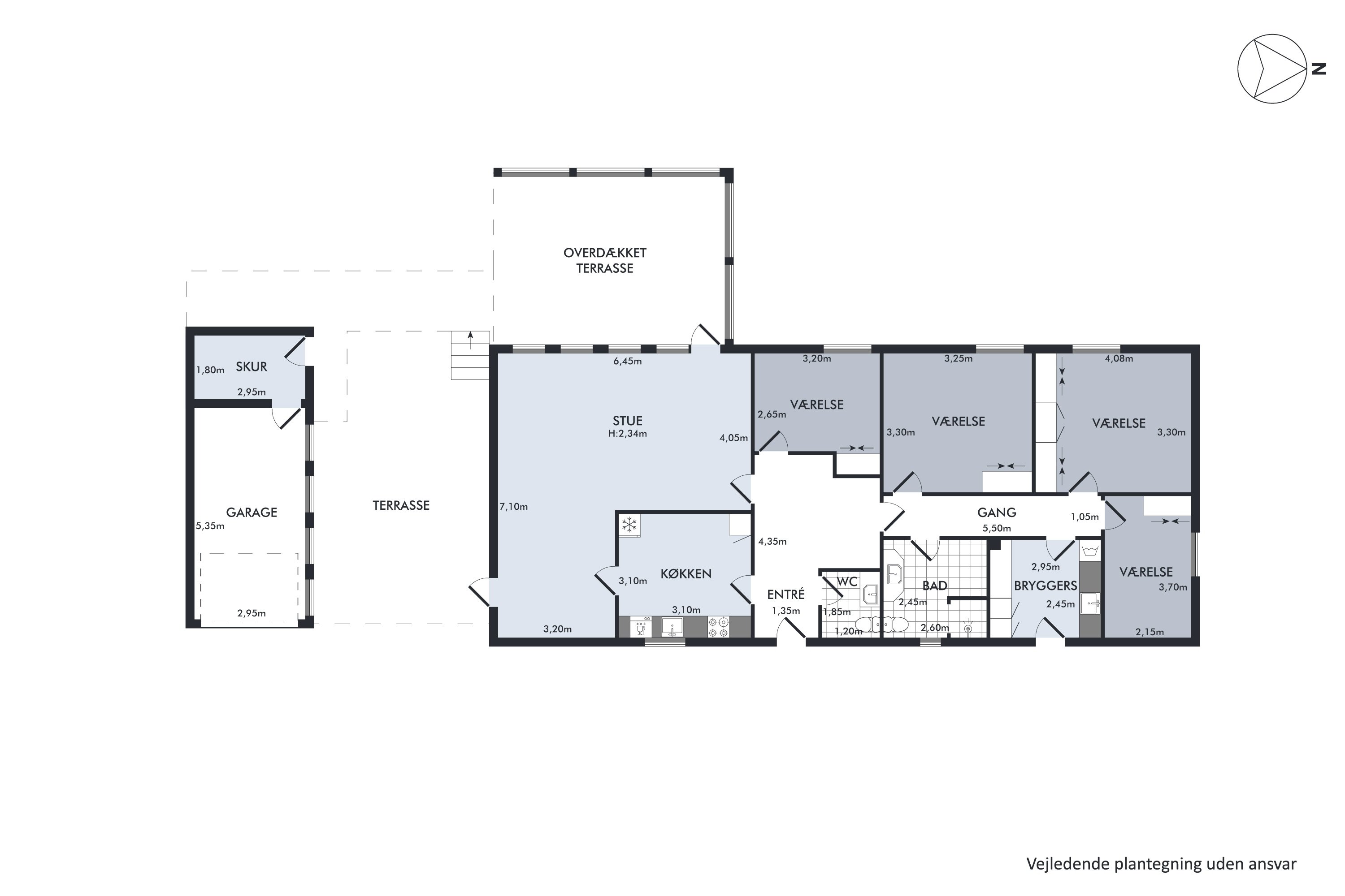 Plantegninger billede af Stubvangen 23, 8920 Randers NV